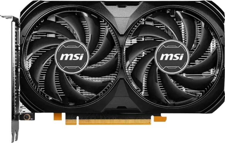 MSI GeForce RTX 4060 Ventus 2X Black OC 8GB GDDR6 Gaming Grafikkarte 3xDP/HDMI