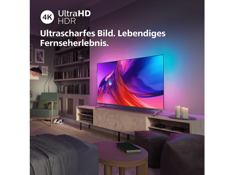 Philips 75PUS8808 191cm 75" 4K LED 120 Hz Ambilight Google Smart TV Fernseher