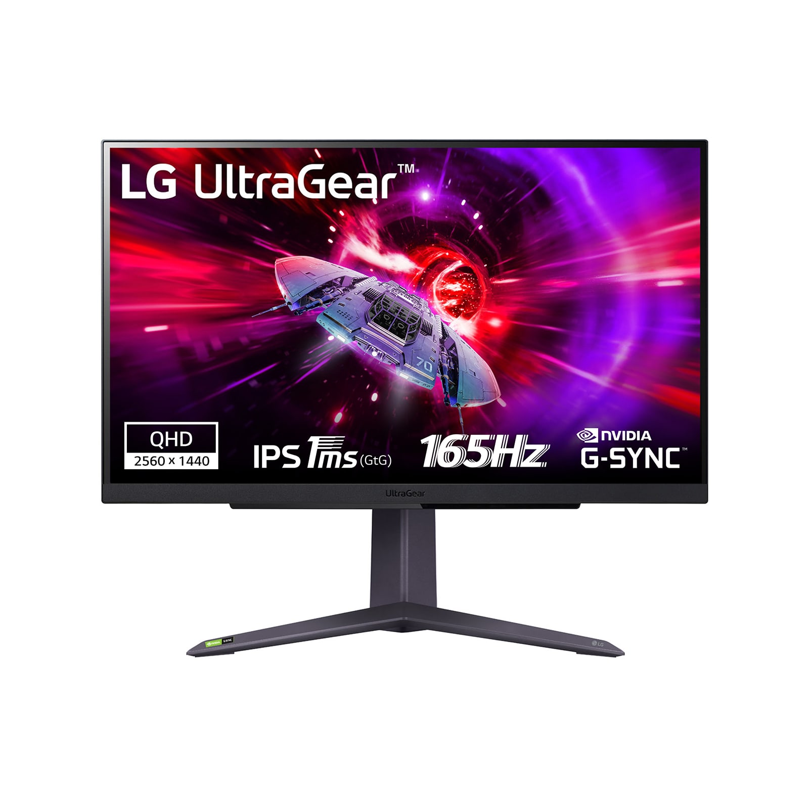 LG UltraGear 27GR75Q-B.AEU 68,6cm (27") 16:9 IPS QHD Monitor HDMI/DP 60 Hz