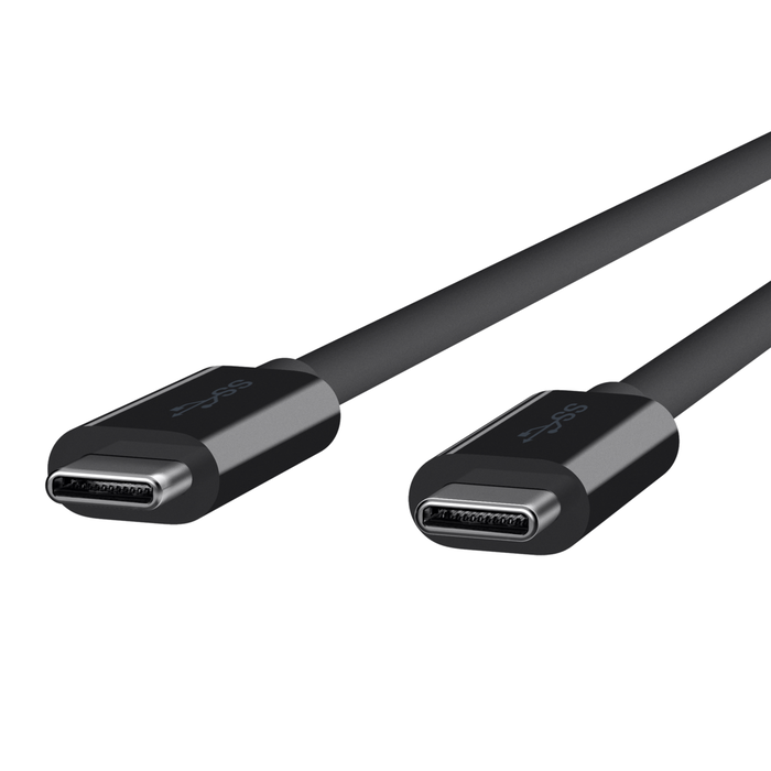 Belkin USB-C/ USB-C Monitorkabel 4K, 5 Gbit/s 100W, 2m, Schwarz