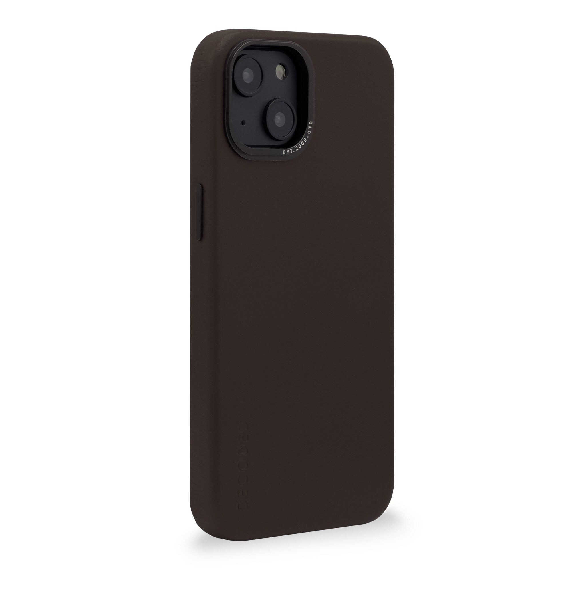 Decoded Leather Backcover iPhone 14 Chocolate Brown