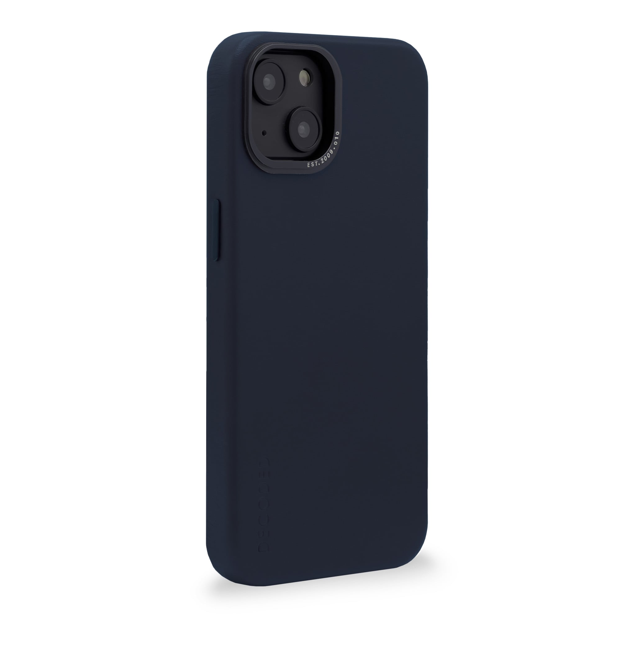 Decoded Leather Backcover iPhone 14 Steel Blue