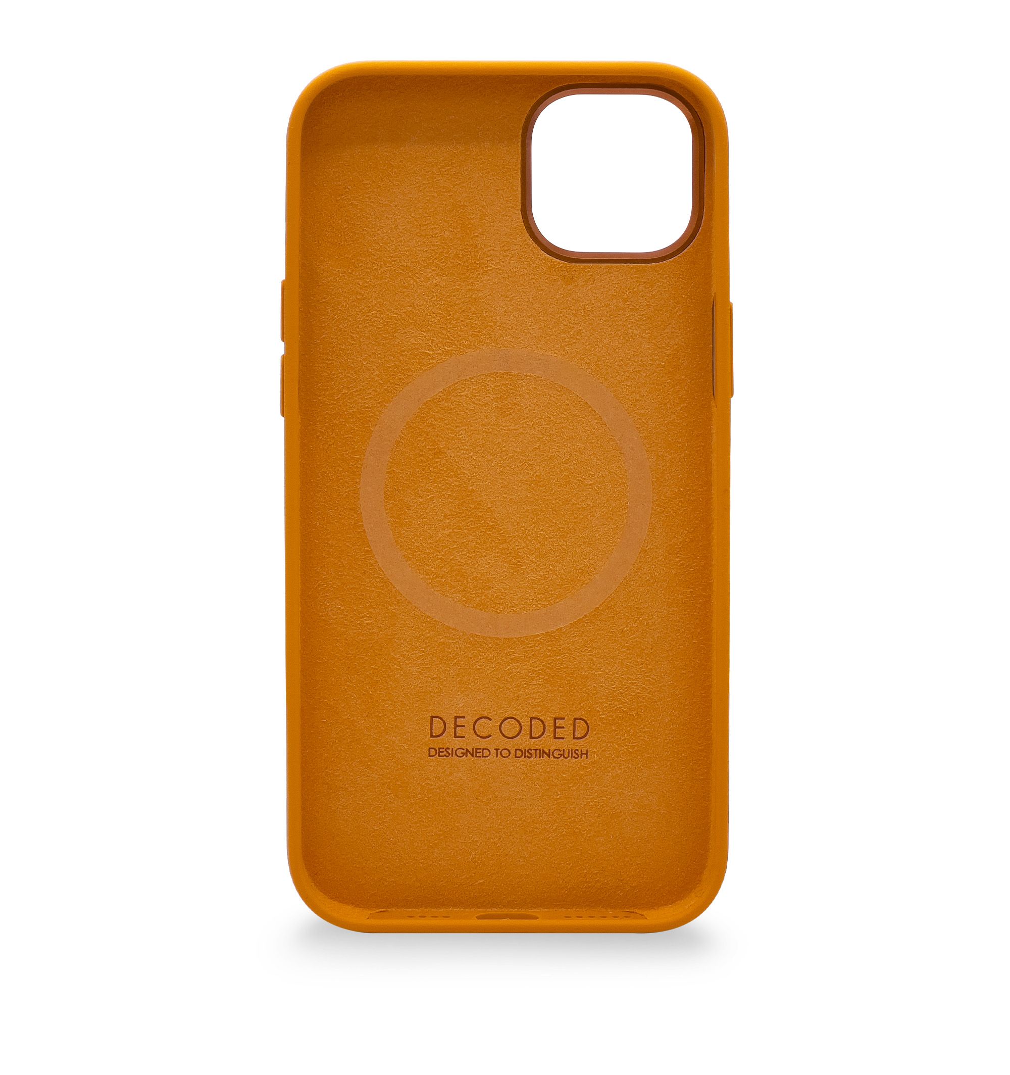 Decoded AntiMicrobial Silicone Backcover iPhone 14 Apricot