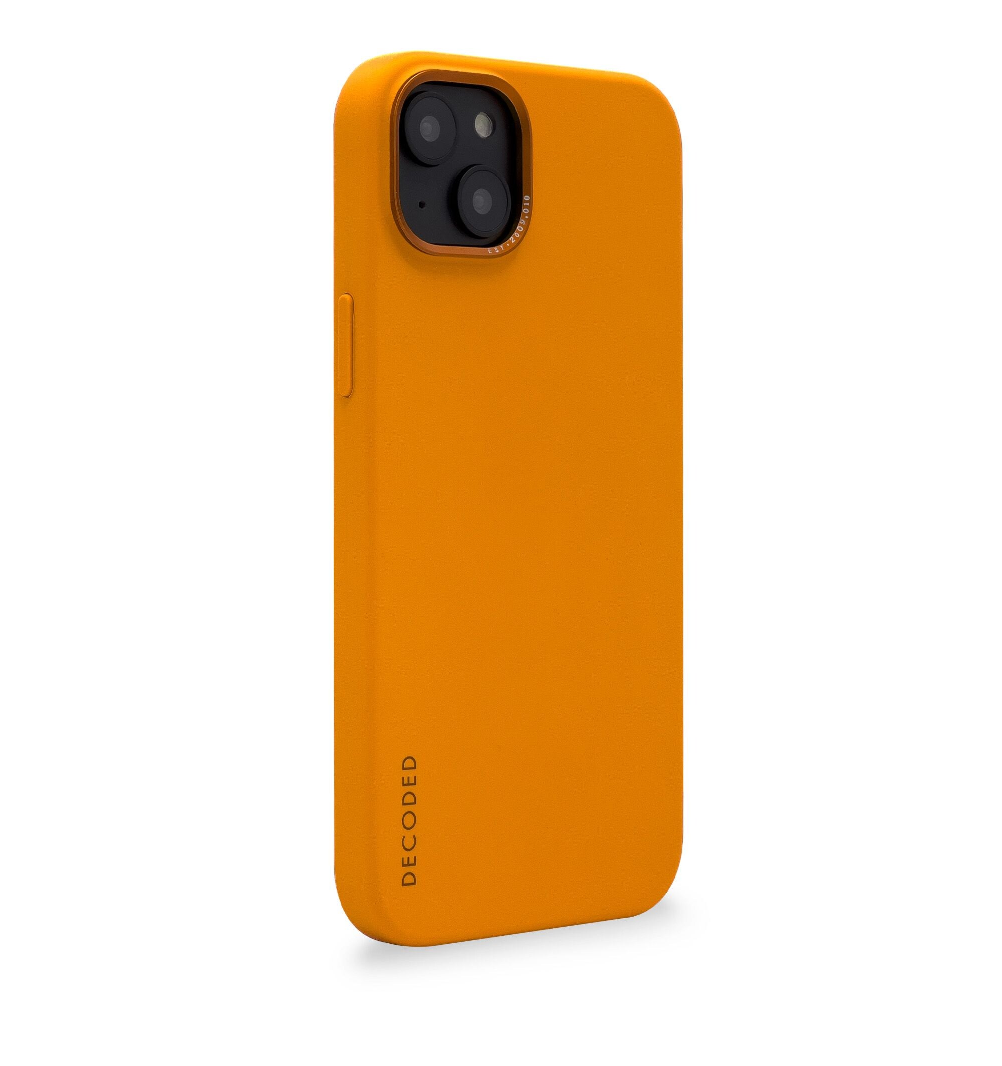 Decoded AntiMicrobial Silicone Backcover iPhone 14 Apricot