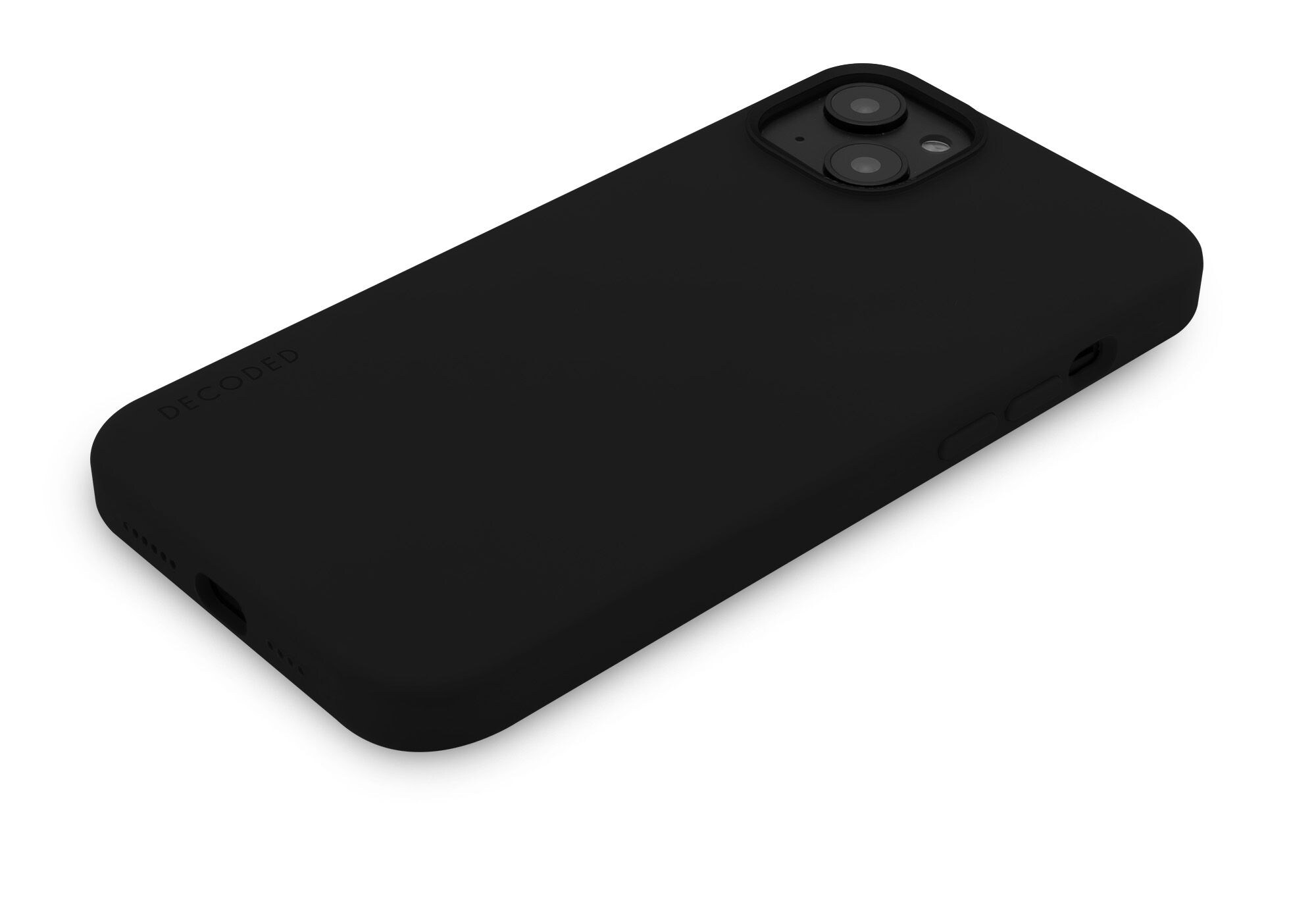 Decoded AntiMicrobial Silicone Backcover iPhone 14 Charcoal