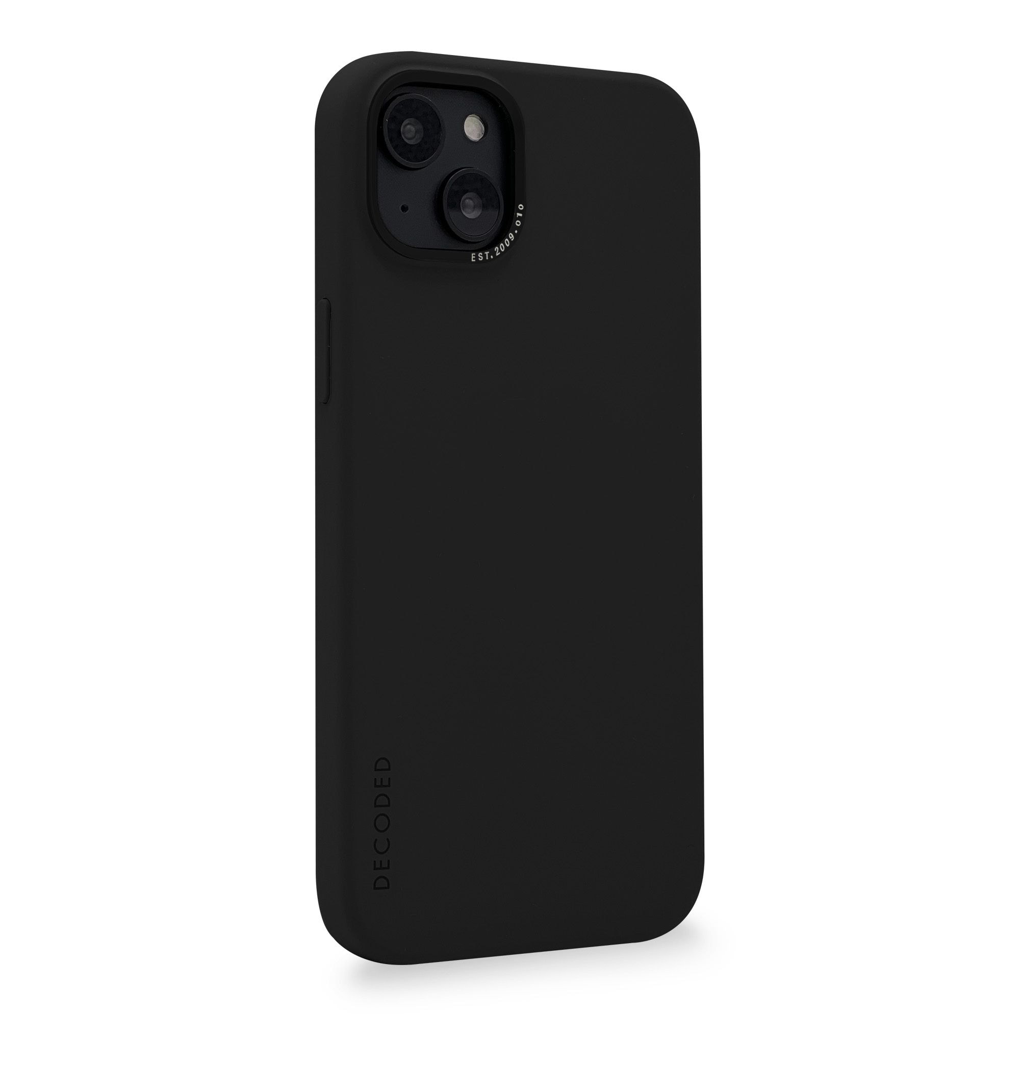 Decoded AntiMicrobial Silicone Backcover iPhone 14 Charcoal