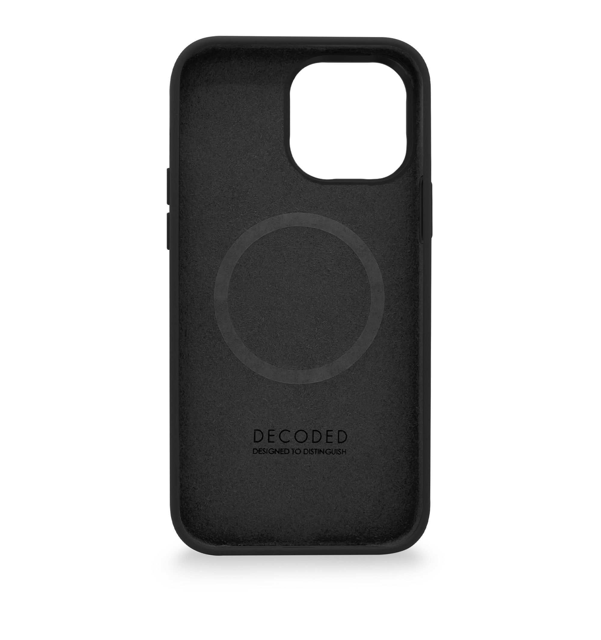 Decoded AntiMicrobial Silicone Backcover iPhone 14 Pro Charcoal