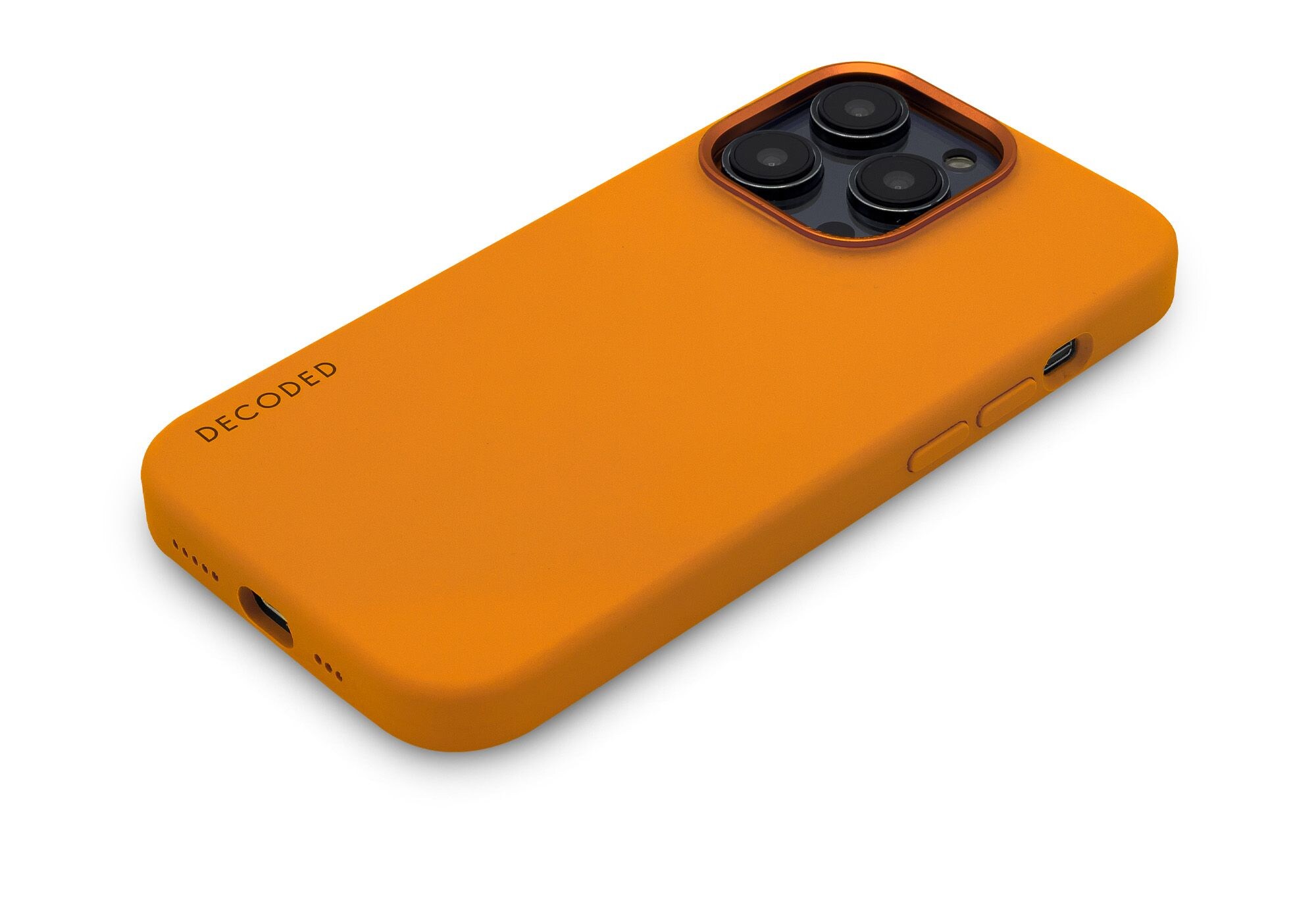 Decoded AntiMicrobial Silicone Backcover iPhone 14 Pro Max Apricot