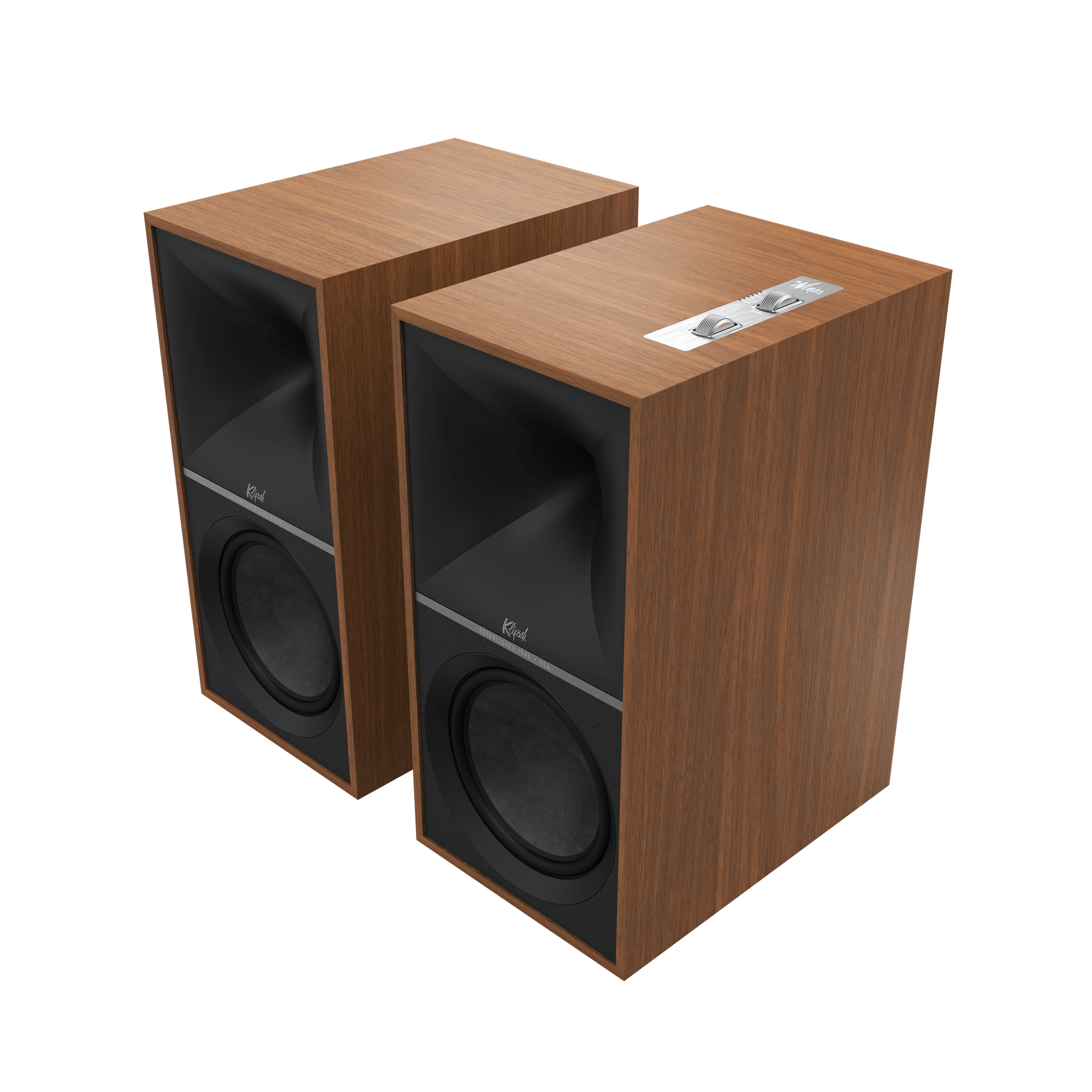 Klipsch The Nines Aktivlautsprecher, walnuss