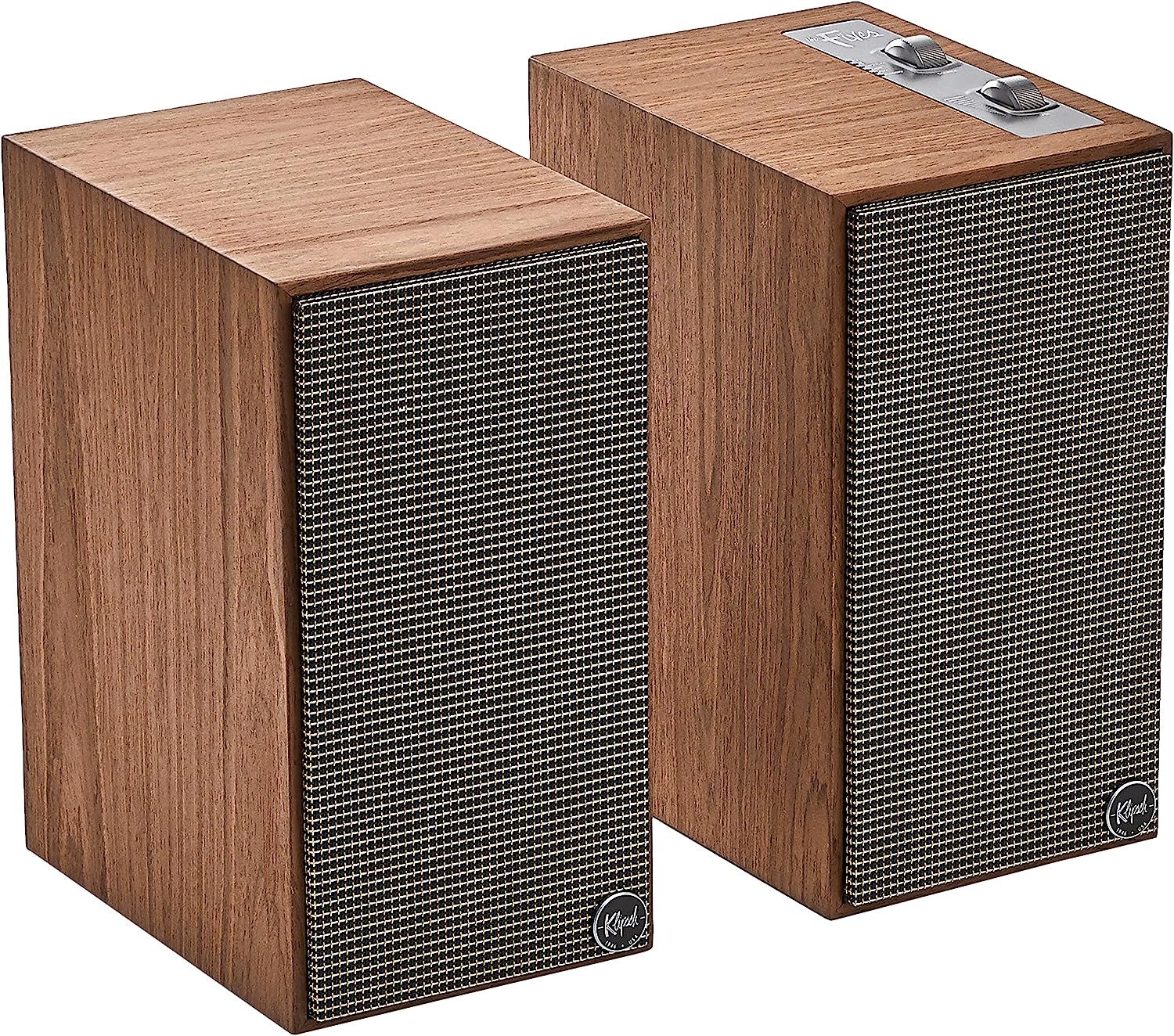 Klipsch The Fives Aktivlautsprecher, walnuss