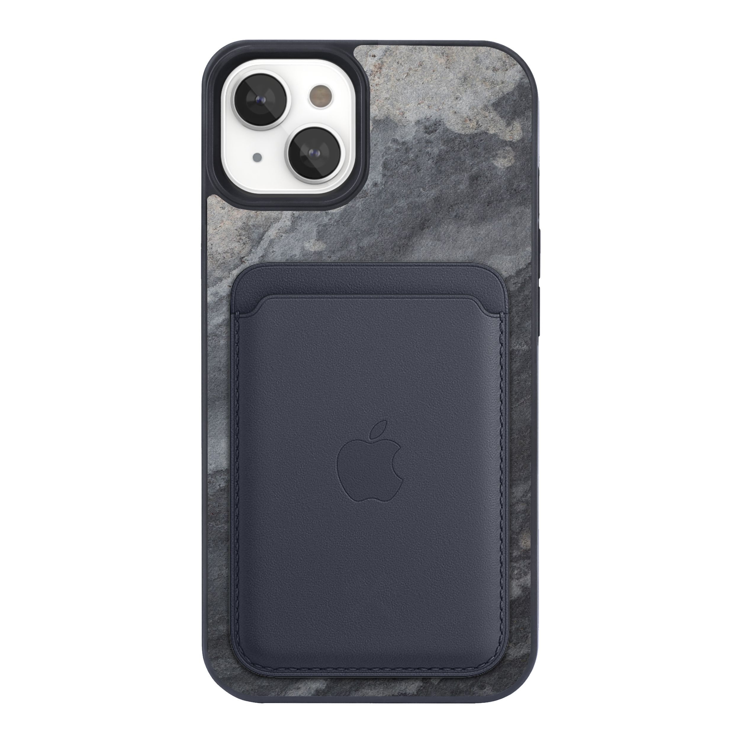 Woodcessories MagSafe Stone Bumper Case iPhone 14 Camo Gray