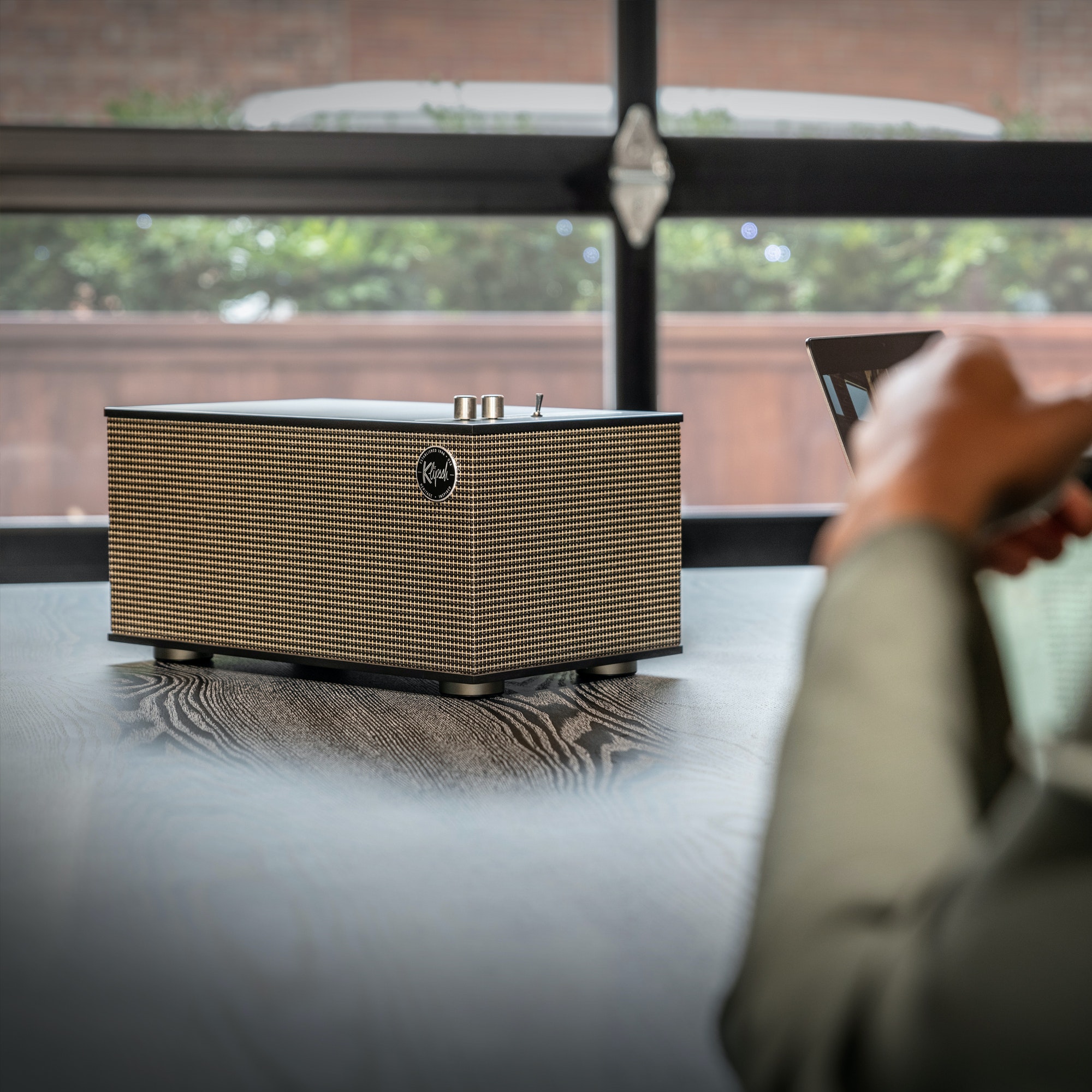 Klipsch The Three II Bluetooth-Lautsprecher, matt schwarz