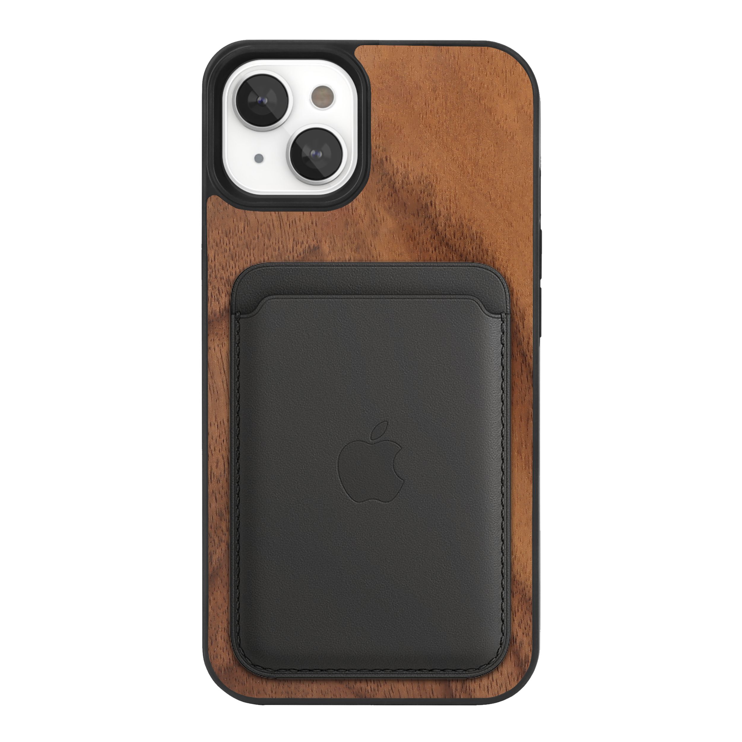 Woodcessories MagSafe Stone Bumper Case iPhone 14 Walnut