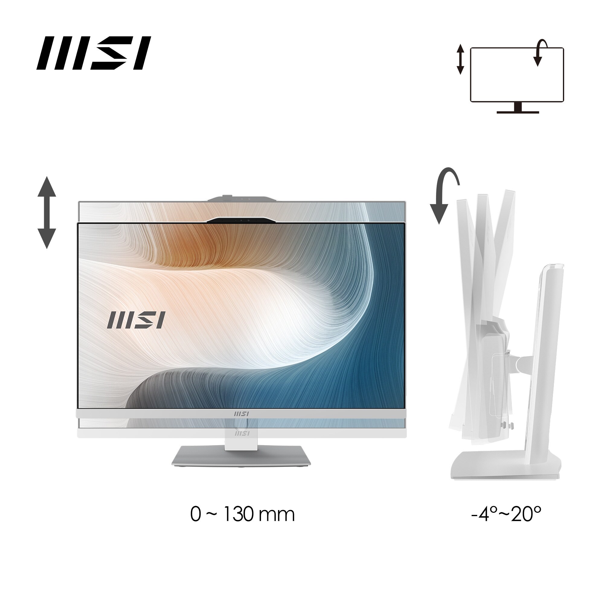 MSI Modern AM272P 12M-015DE i7-1260P 32GB/1TB SSD 27" AiO W11P