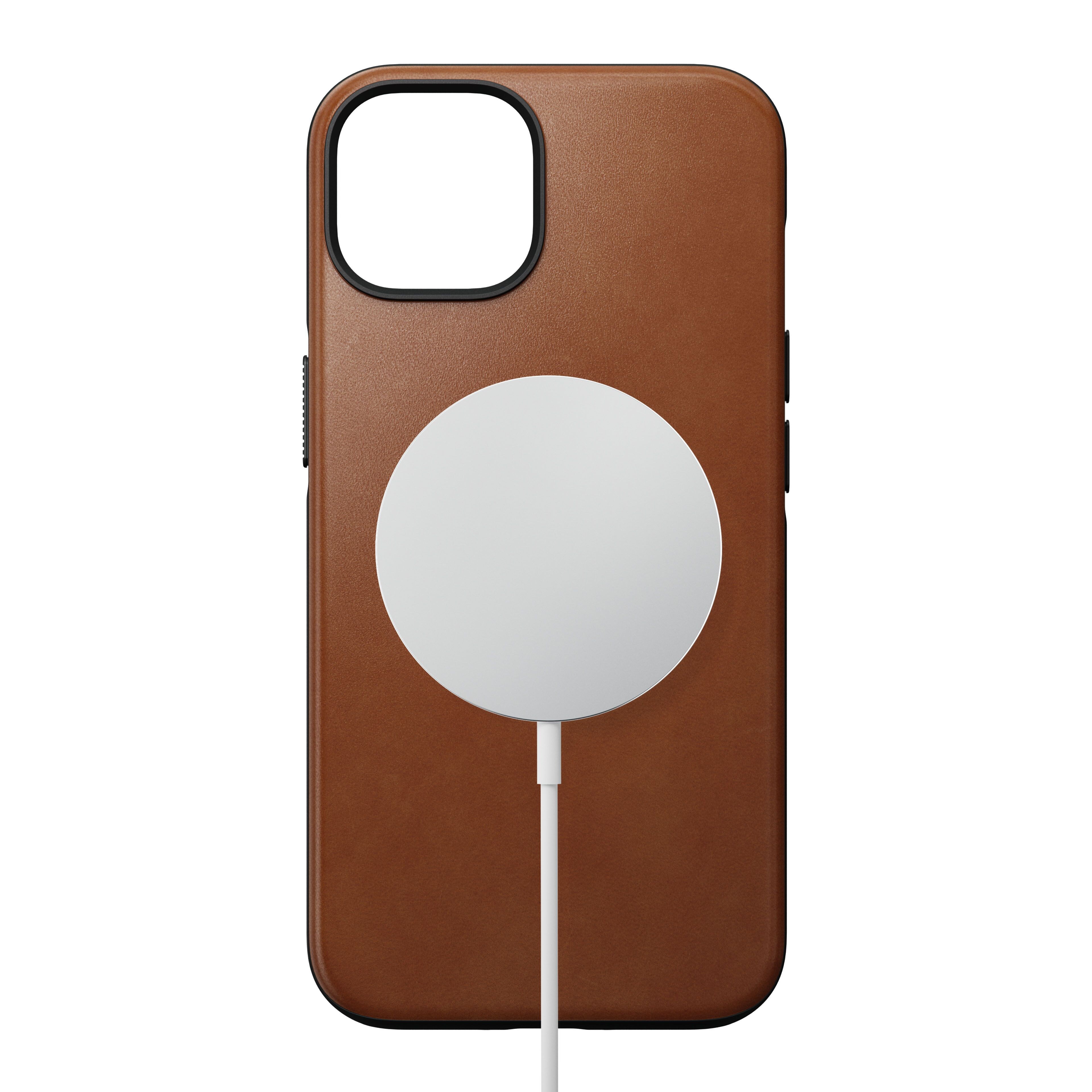 Nomad Modern Leather Case iPhone 14 English Tan