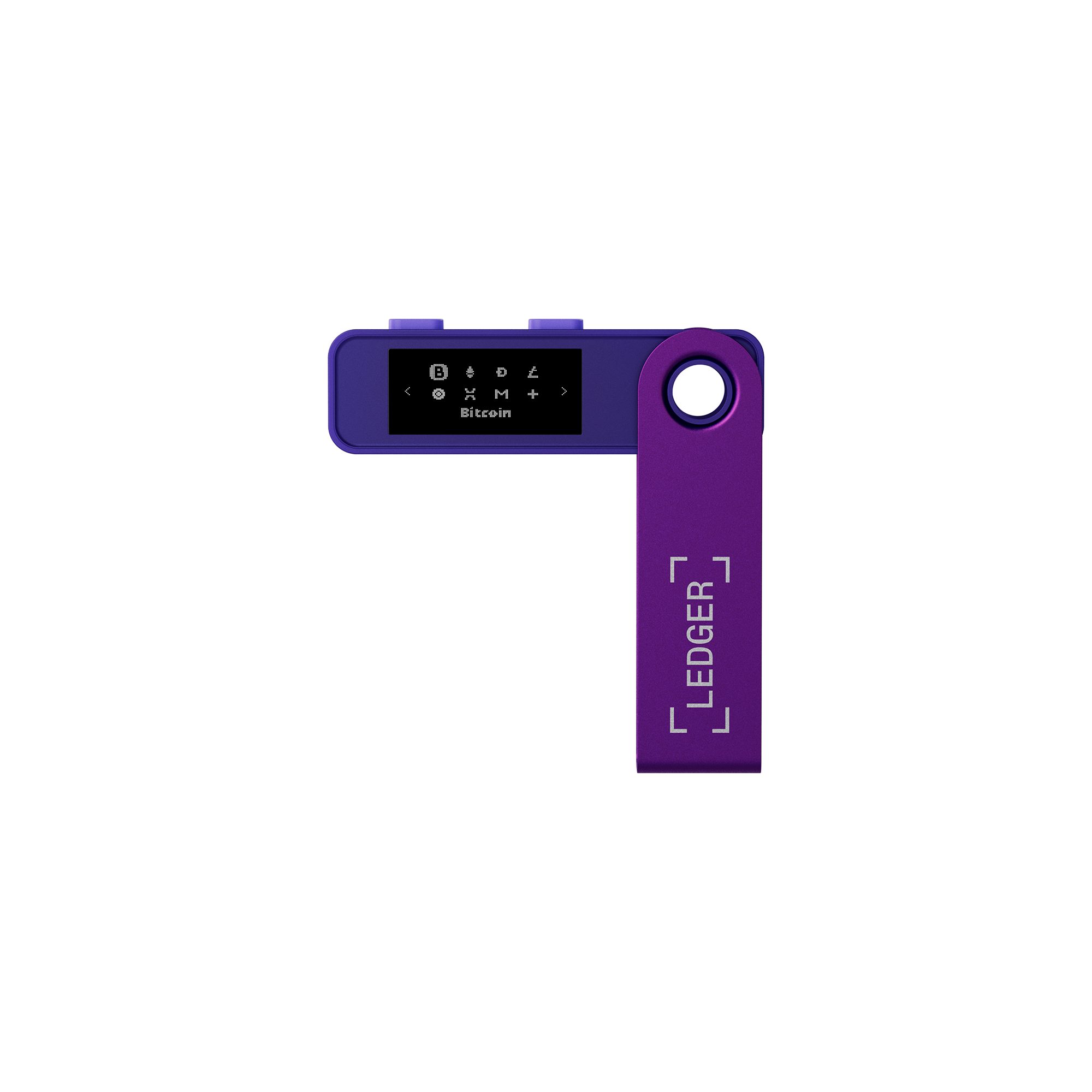 Ledger Nano S Plus Krypto-Hardware-Geldbörse Purple Amethyst