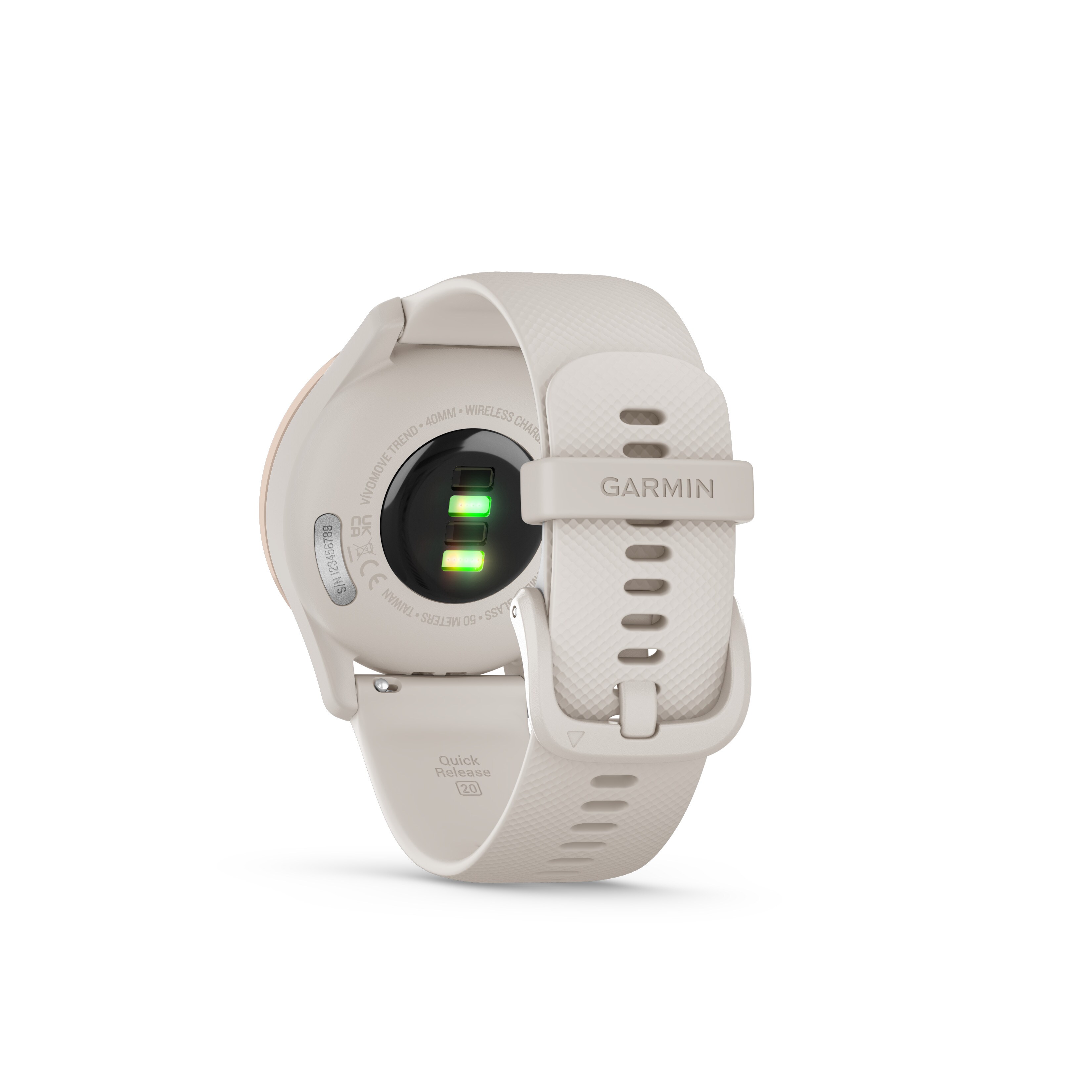 Garmin VIVOMOVE TREND Aktivitätstracker Creme