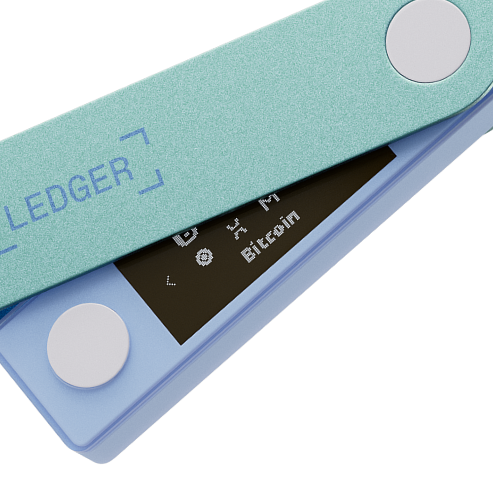 Ledger Nano X Krypto-Hardware-Geldbörse Pastel Green