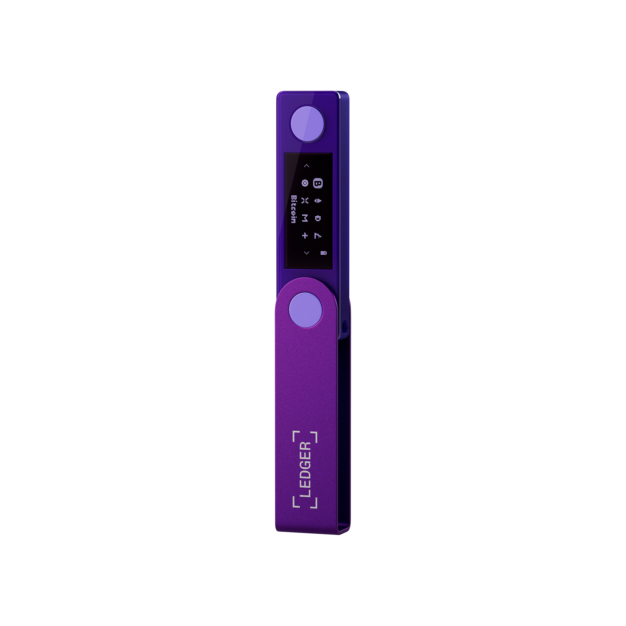 Ledger Nano X Krypto-Hardware-Geldbörse Purple Amethyst