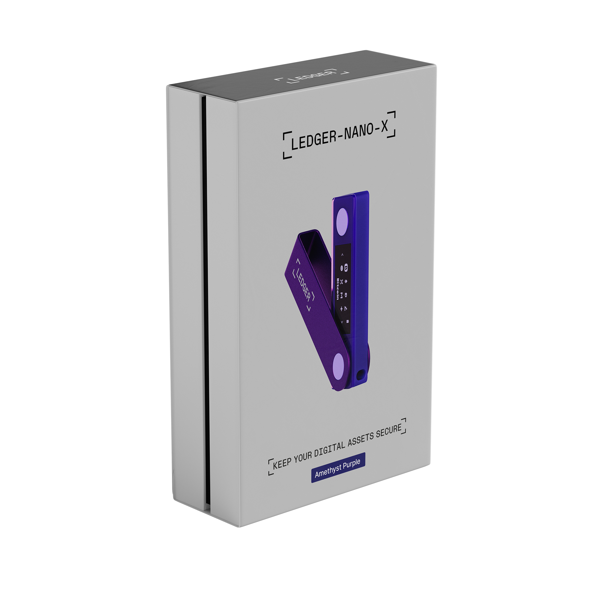 Ledger Nano X Krypto-Hardware-Geldbörse Purple Amethyst