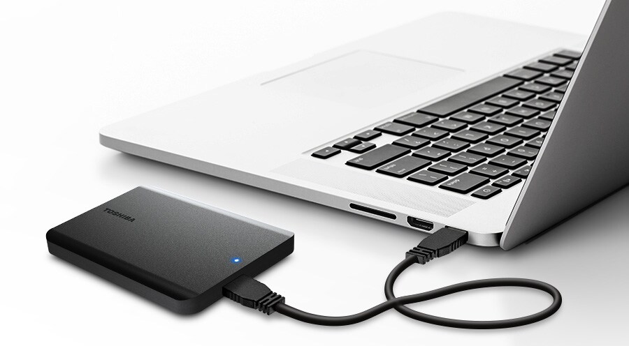 Outlet-Besonderheit Toshiba Canvio 3.2 TB ++ Festplatte schwarz 2,5 2 Gen1 zoll Basics Cyberport USB externe