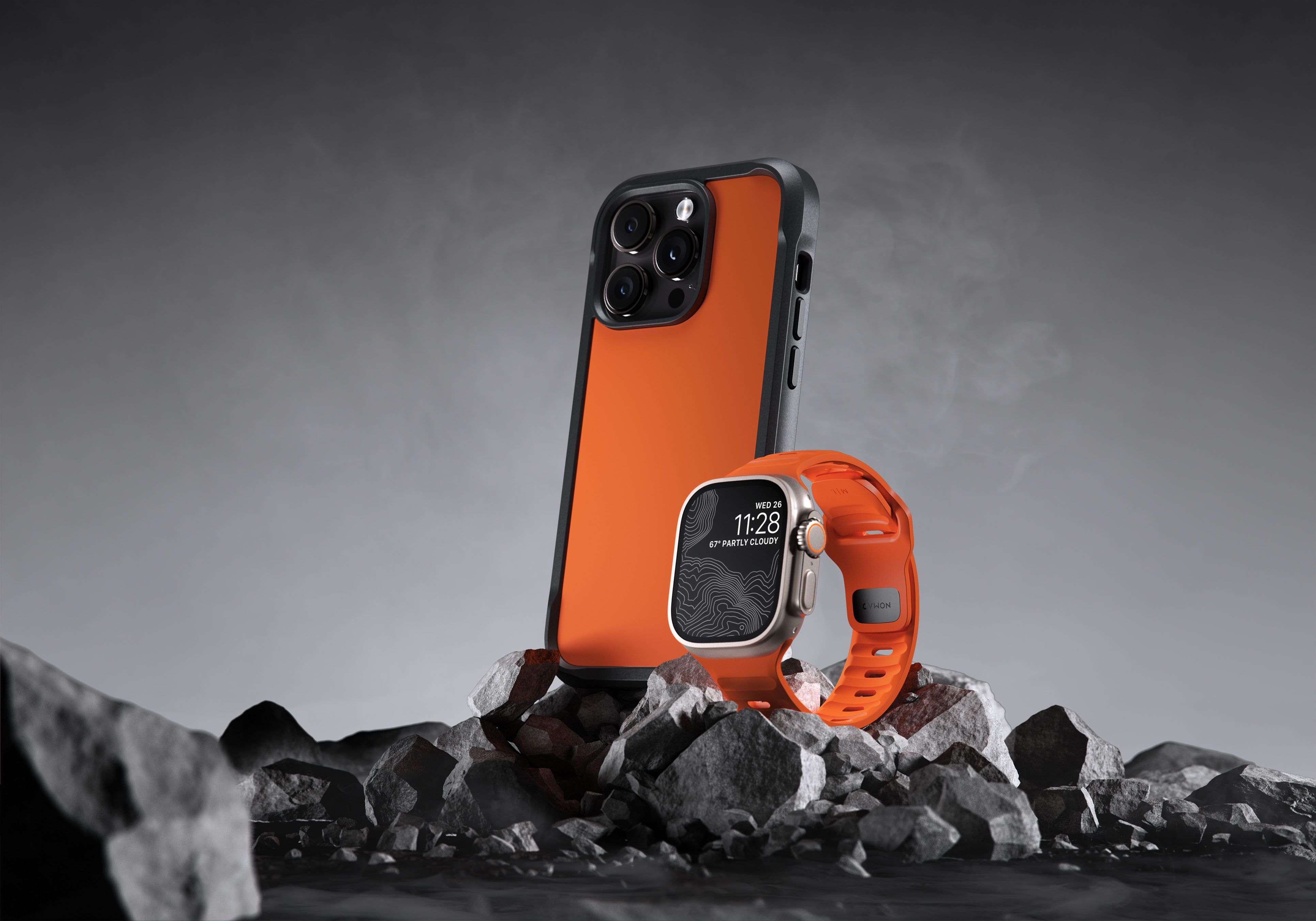 Nomad Rugged Case iPhone 14 Pro Max Ultra Orange