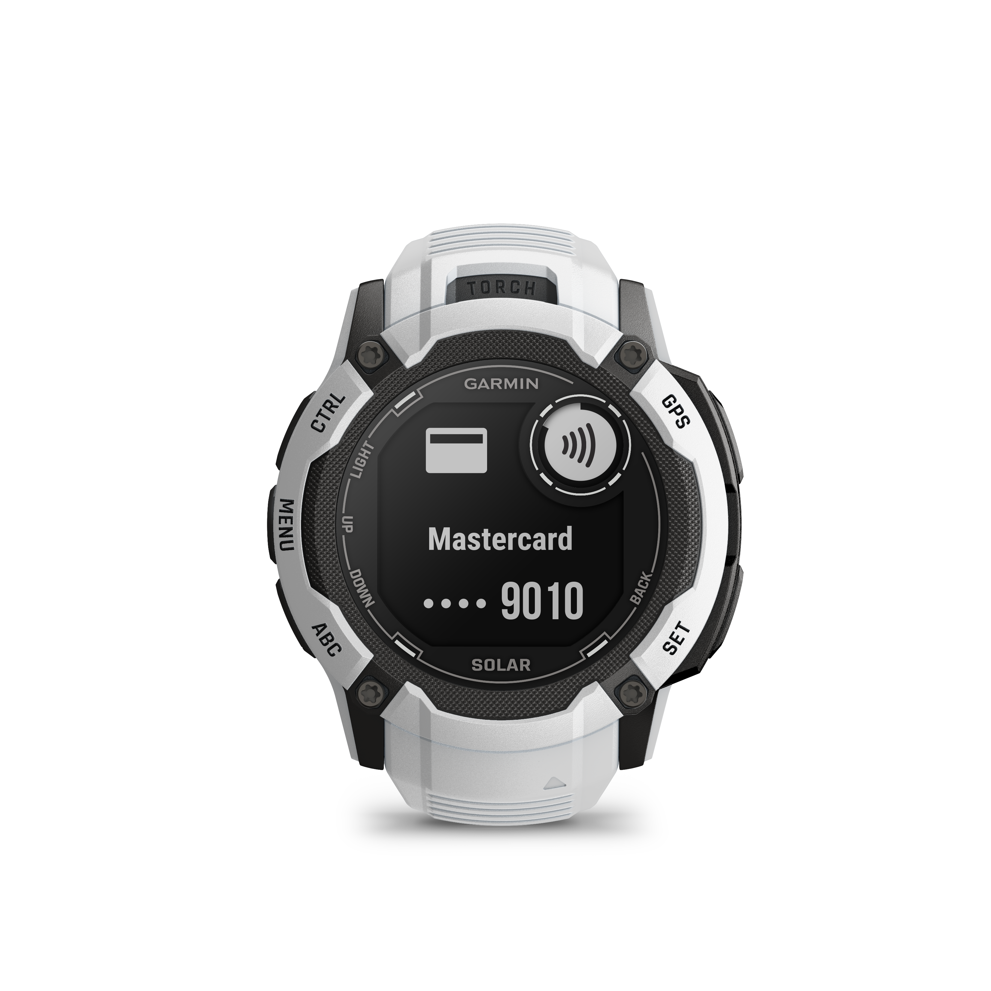 Garmin INSTINCT 2X Solar Multisport-Smartwatch steinweiß