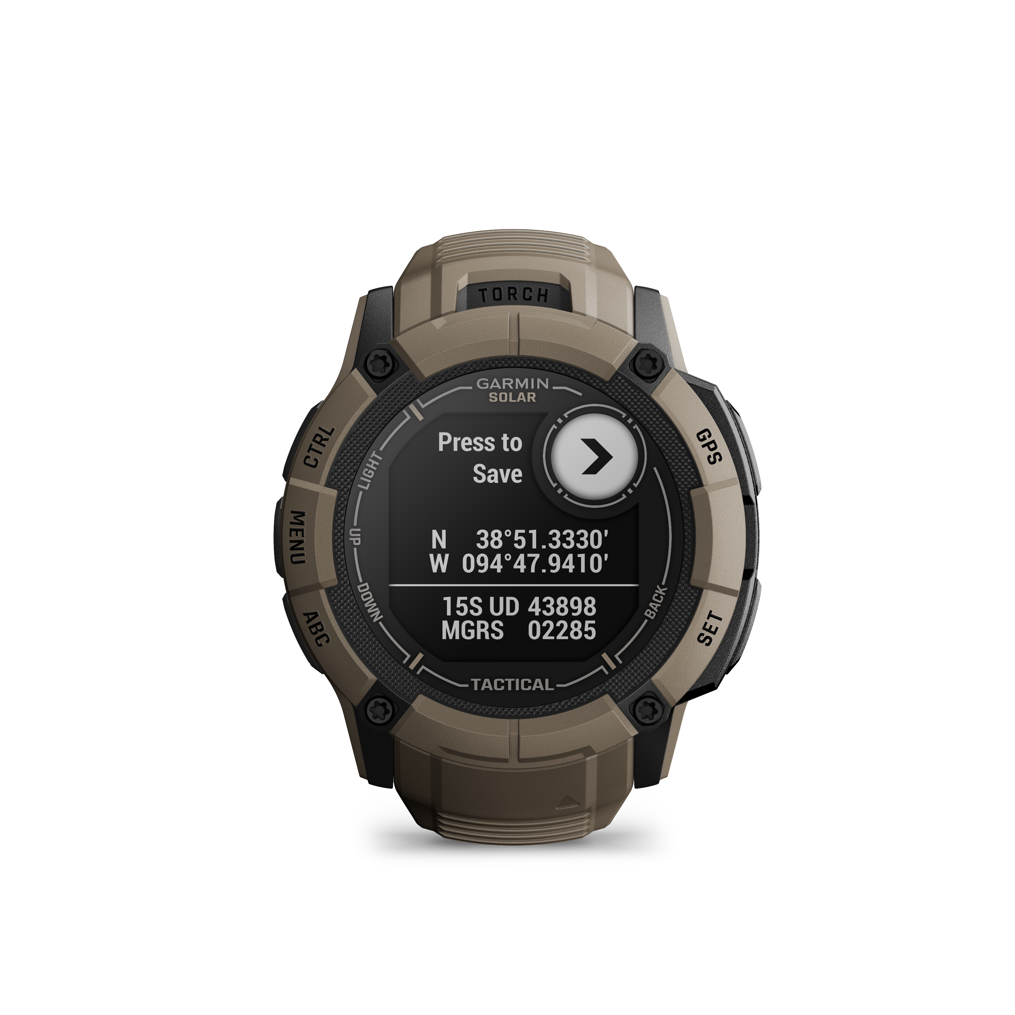 Garmin INSTINCT 2X Tactical Edition Solar Multisport-Smartwatch olivgrün