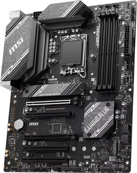 MSI B760 GAMING PLUS WIFI ATX Mainboard Sockel 1700 M.2/WIFI/BT/DP/HDMI/USB-C