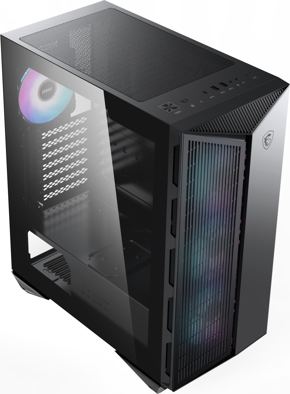 MSI MPG Gungnir 111R MIDI Tower Gaming Gehäuse, Echtglas Seitenfenster