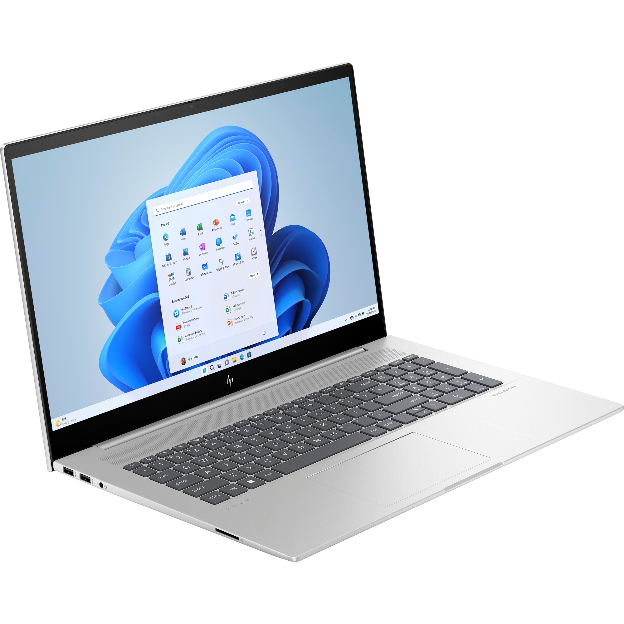 HP ENVY 17-cw0079ng i7-1355U 32GB/1TB SSD 17"UHD RTX3050 W11 silber