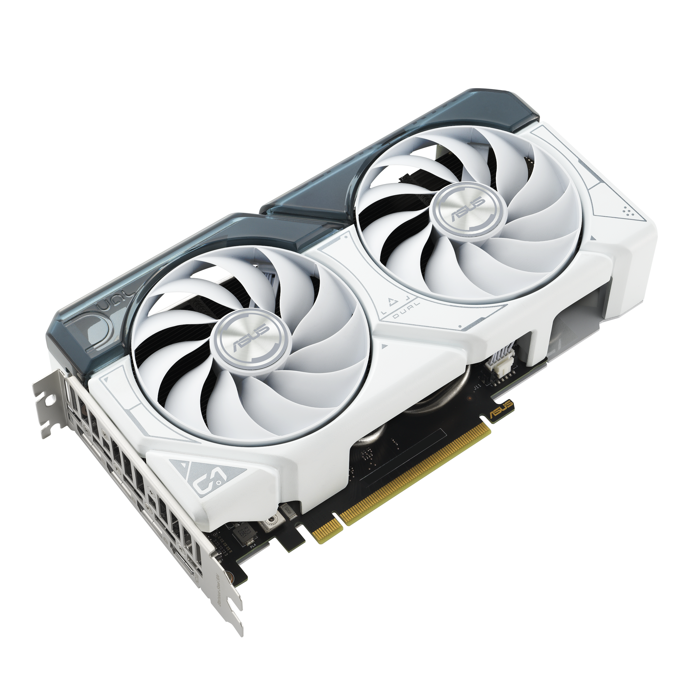 ASUS DUAL GeForce RTX 4060 OC White Gaming Grafikkarte 8GB GDDR6, 1xHDMI, 3xDP