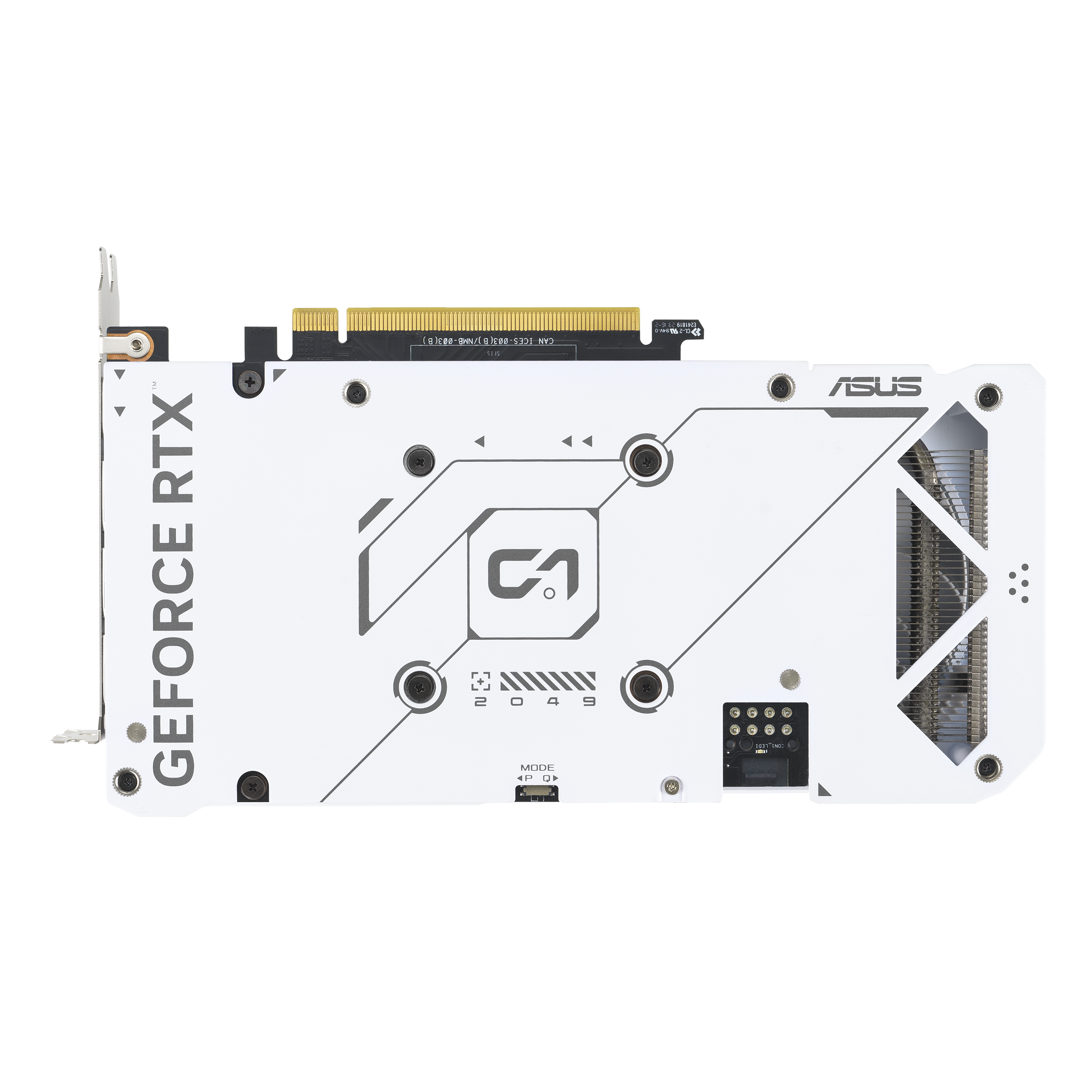 ASUS DUAL GeForce RTX 4060 OC White Gaming Grafikkarte 8GB GDDR6, 1xHDMI, 3xDP