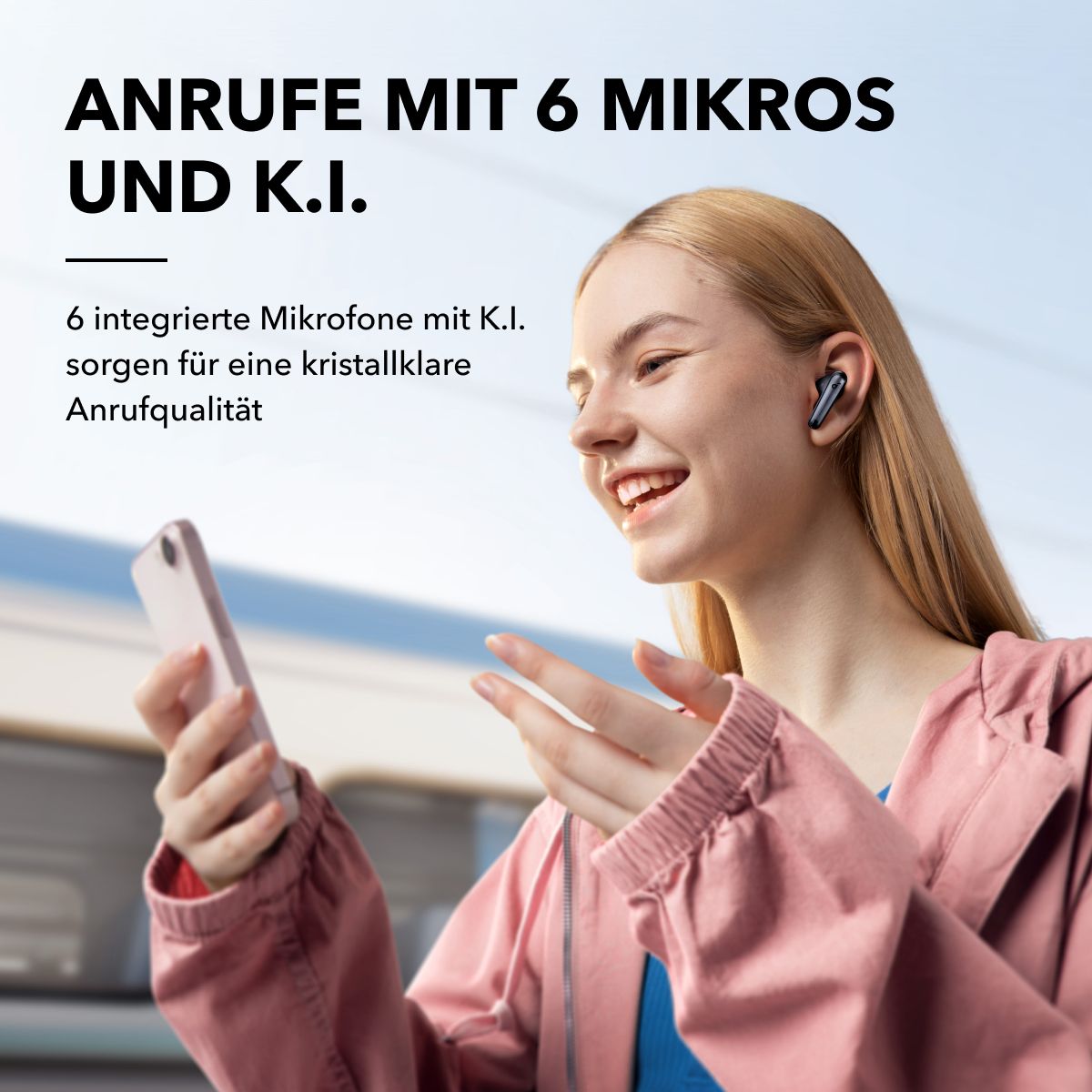 Soundcore by Anker Liberty 4 NC True-Wireless In-Ear Bluetooth-Kopfhörer schwarz