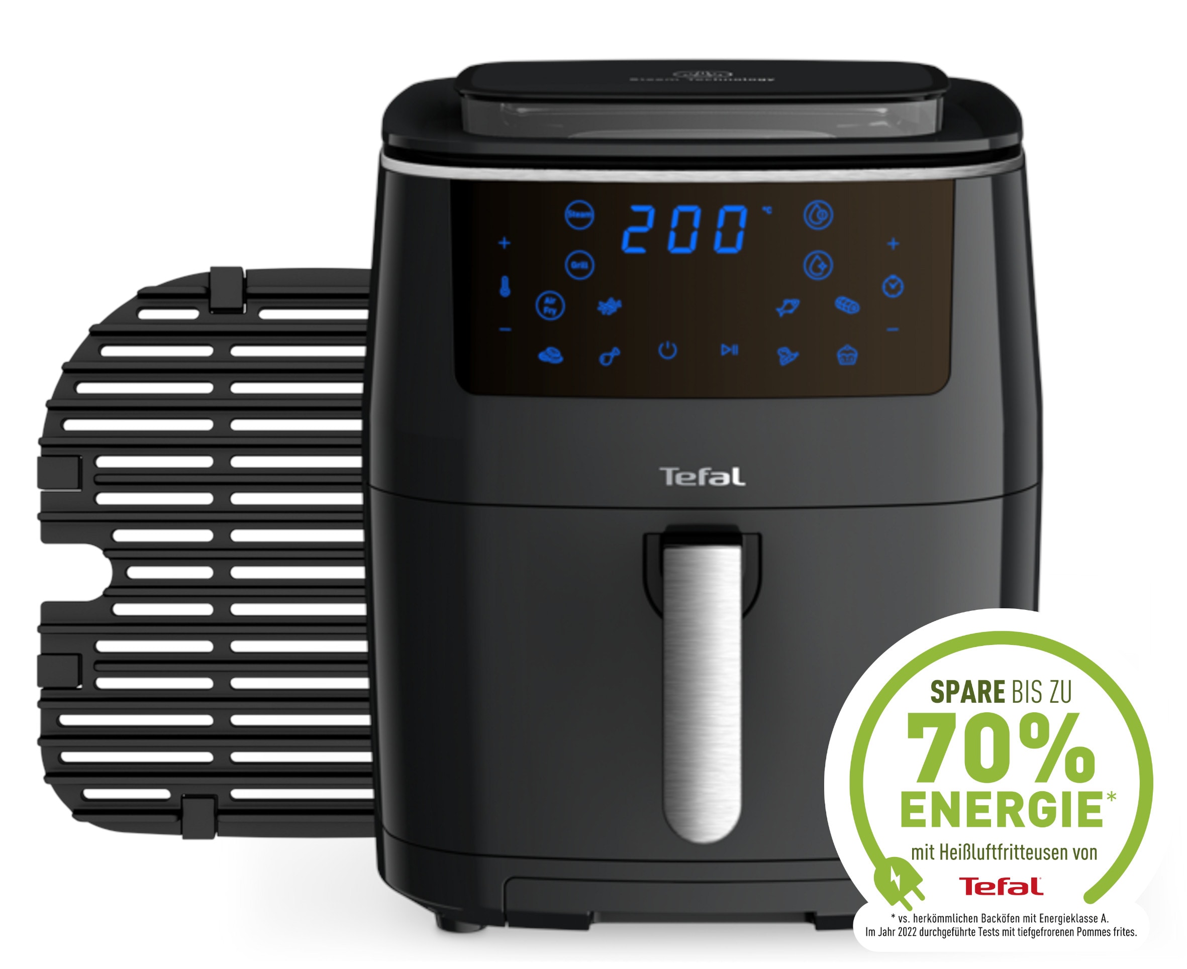 Tefal FW201815 Easy Fry Classic Heißluft-Fritteuse schwarz