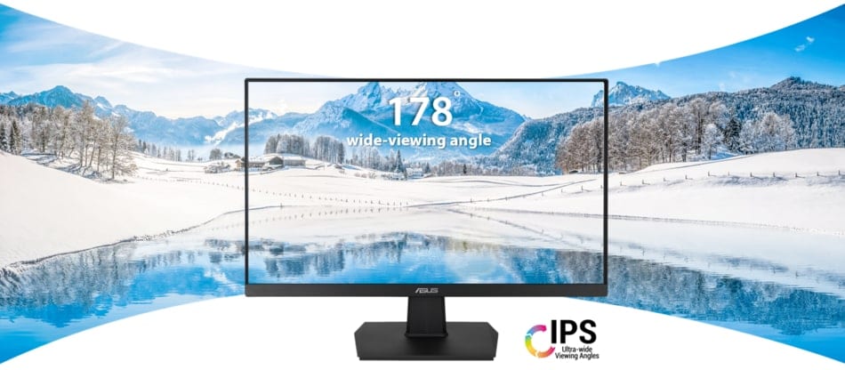 ASUS VA24EHE 60,5cm (23,8") FHD IPS Monitor 16:9 HDMI/VGA/DVI 75Hz EyeCare FS