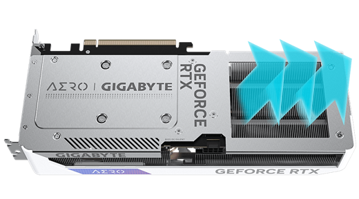 GIGABYTE GeForce RTX 4060Ti AERO OC 16GB GDDR6 Grafikkarte 2xHDMI 2xDP