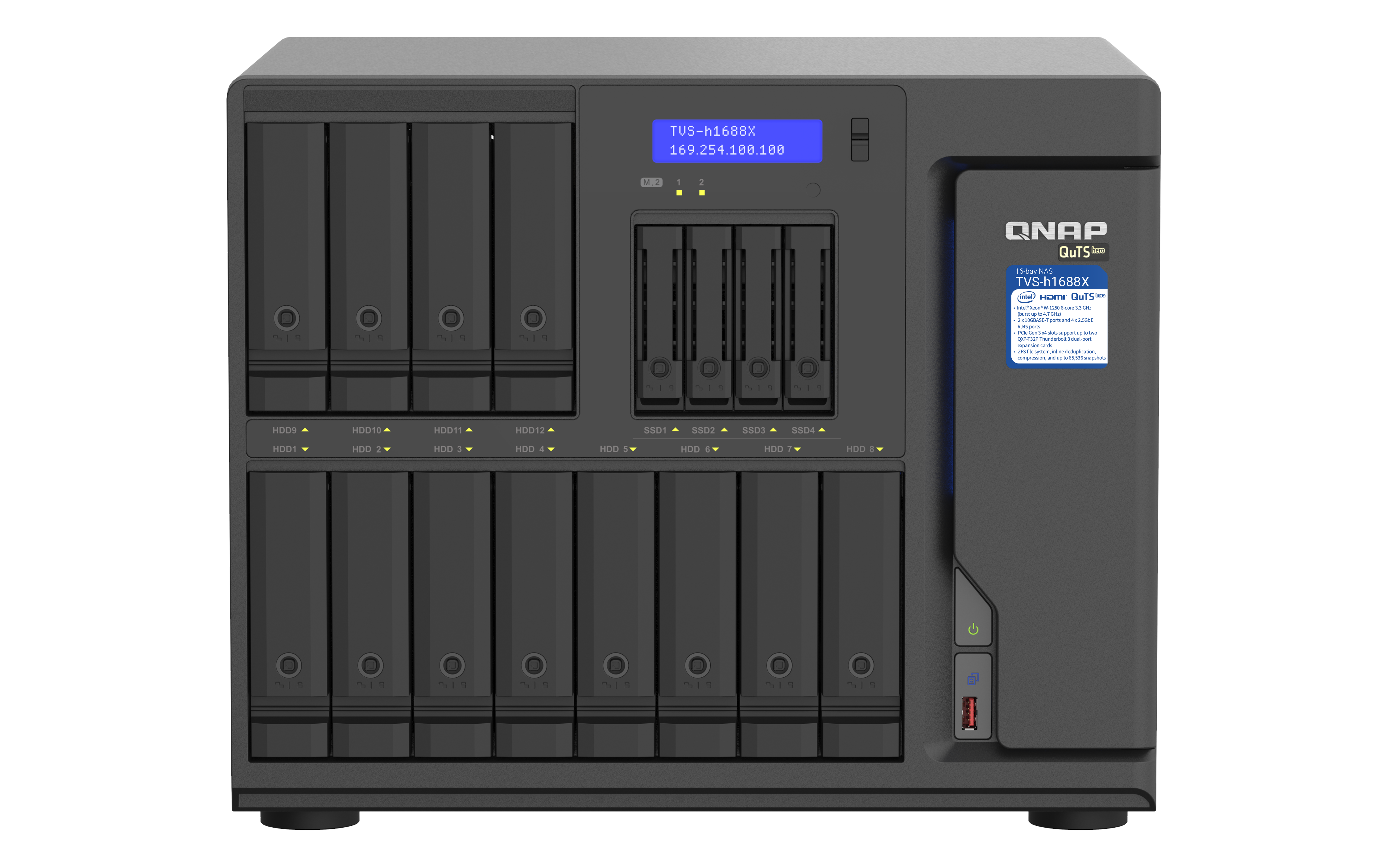 QNAP TVS-h1688X-W1250-32G NAS System 16-Bay