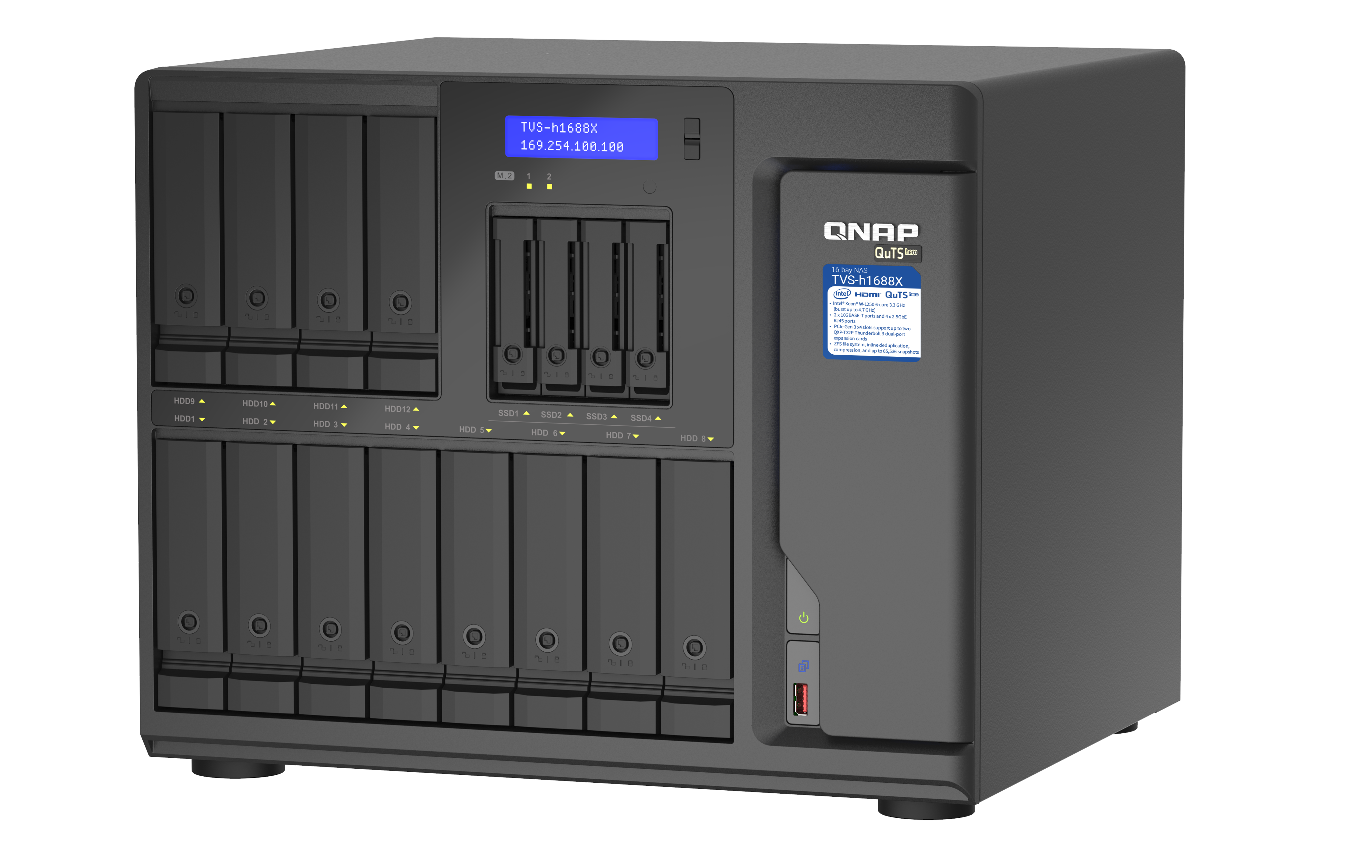 QNAP TVS-h1688X-W1250-32G NAS System 16-Bay