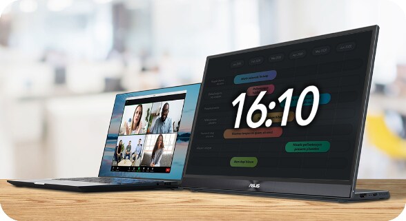 ASUS ZenScreen MB16QHG 40,6cm (16") WQXGA IPS Mobiler Monitor 16:10 USB-C 120Hz