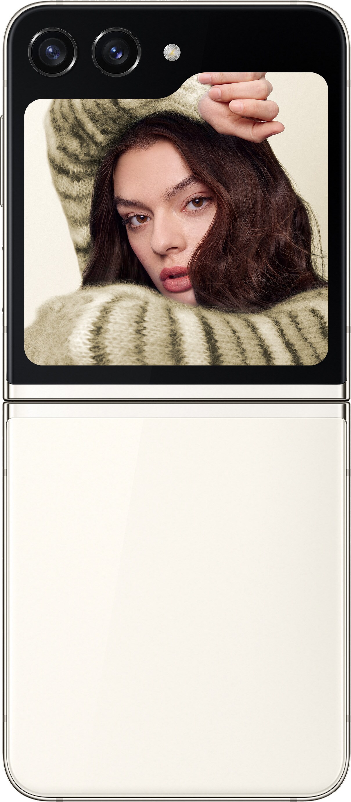 Samsung GALAXY Z Flip5 5G Smartphone cream 256GB Dual-SIM Android 13.0  F731B ++ Cyberport