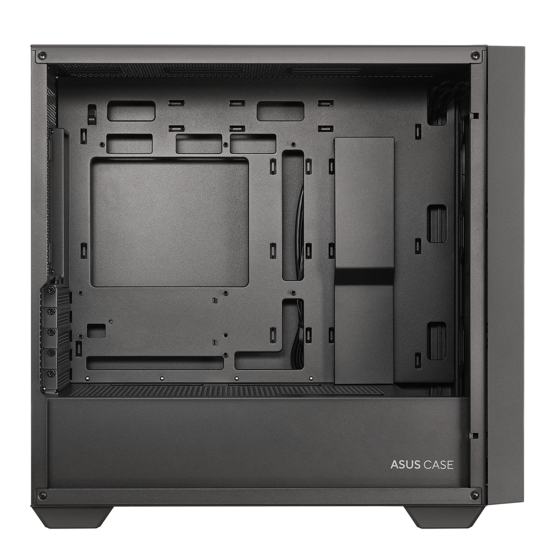 ASUS A21 Micro-ATX Gaming Gehäuse Gehäuse mit Seitenfenster schwarz