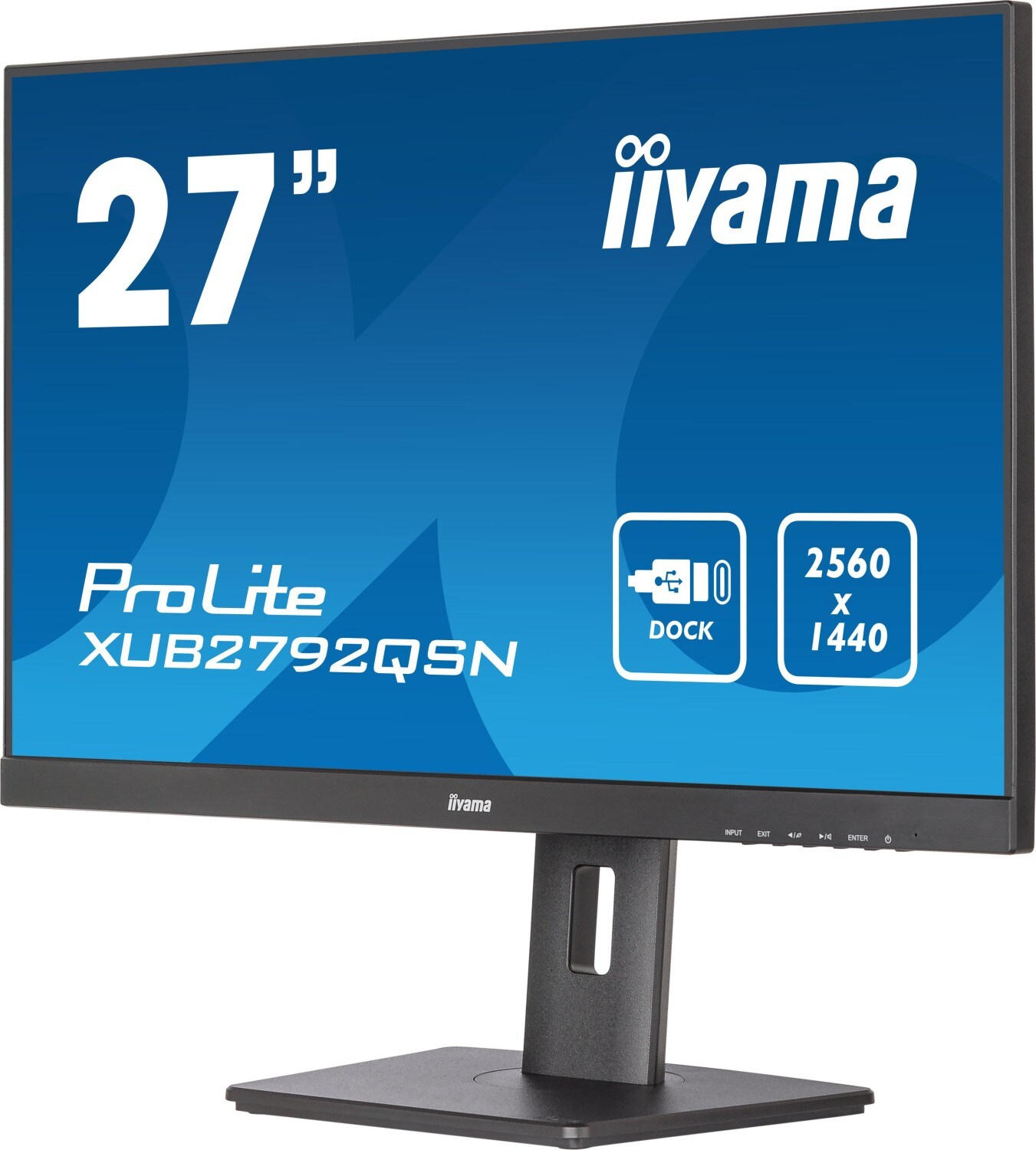 iiyama ProLite XUB2792QSN-B5 68,5cm (27") WQHD IPS LED Monitor HDMI/DP/USB-C 75H