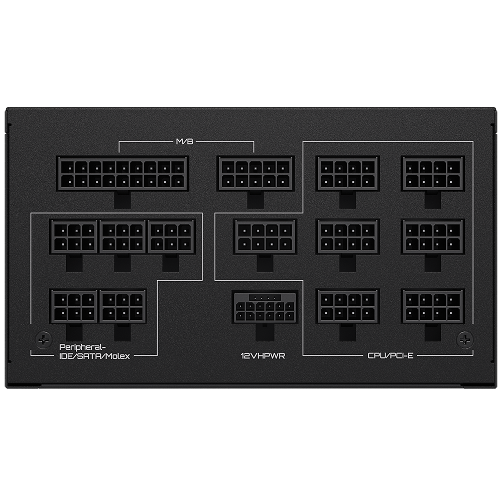 GIGABYTE UD1300GM PG5 1300W ATX 3.0 PCIe5.0 Netzteil, 80+ Gold, voll modular