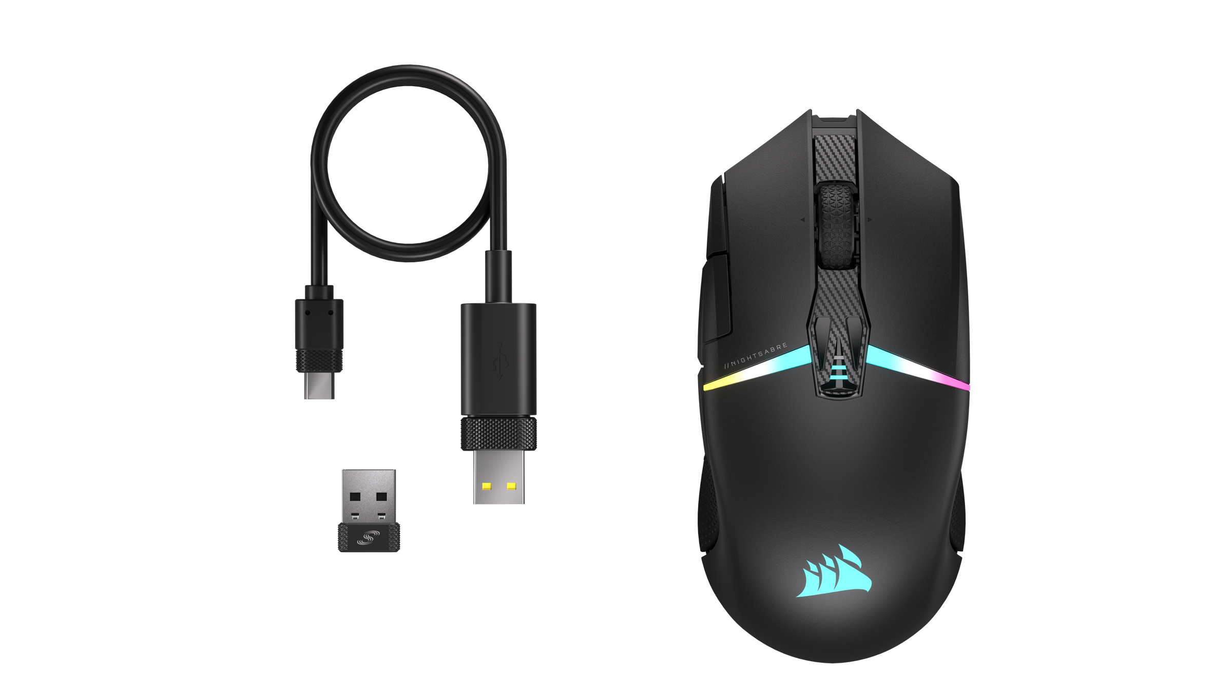 CORSAIR NIGHTSABRE Wireless RG-Gaming-Maus