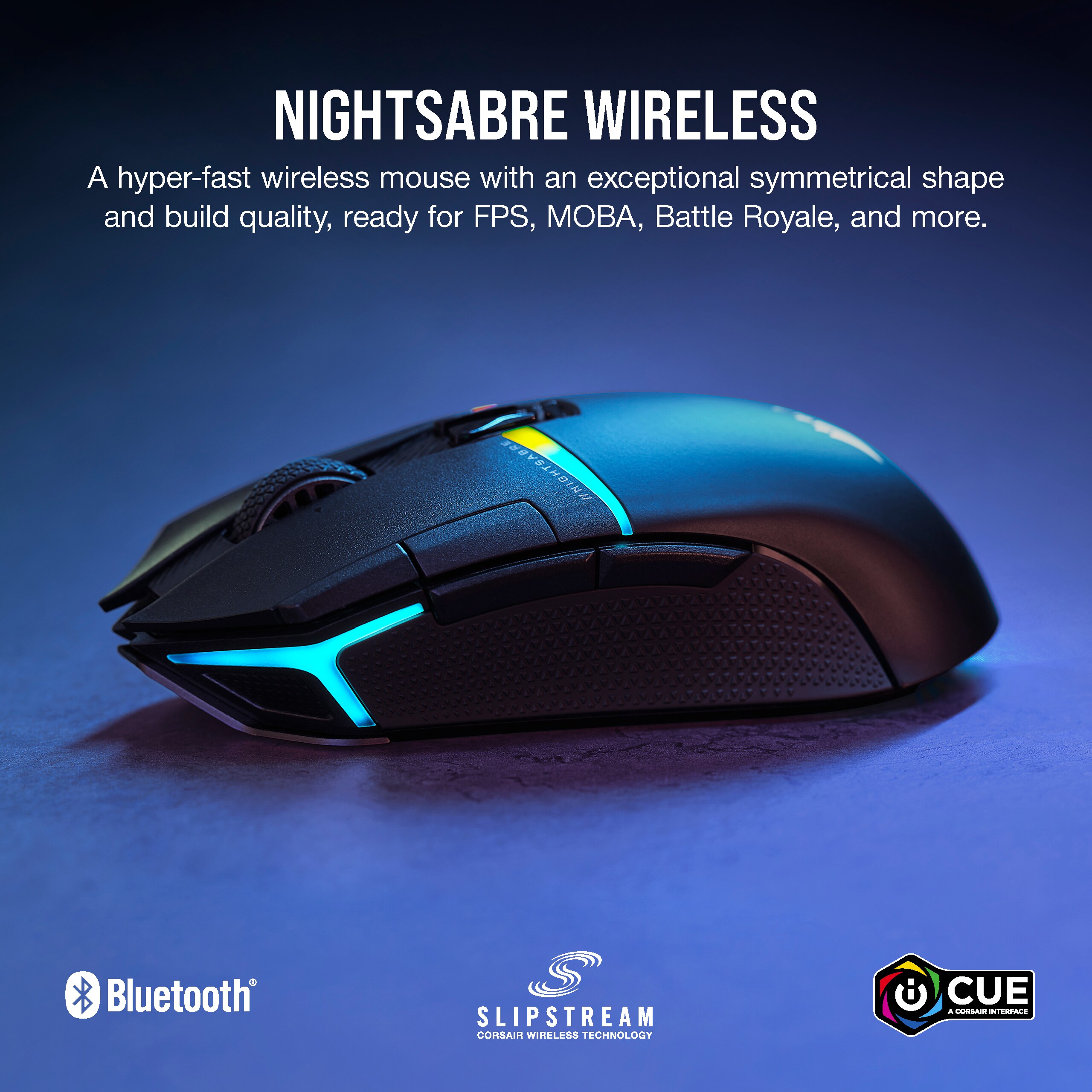 CORSAIR NIGHTSABRE Wireless RG-Gaming-Maus