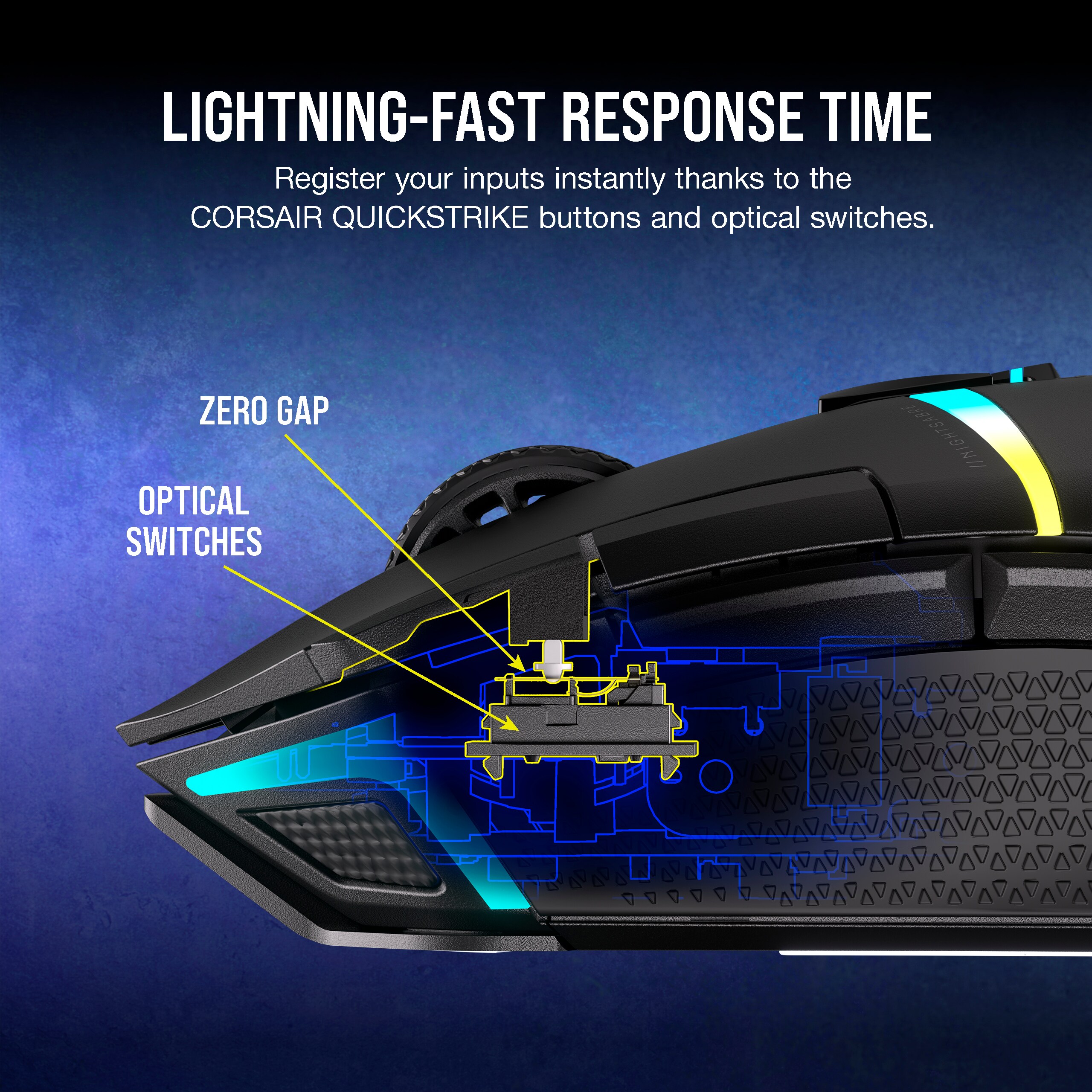 CORSAIR NIGHTSABRE Wireless RG-Gaming-Maus