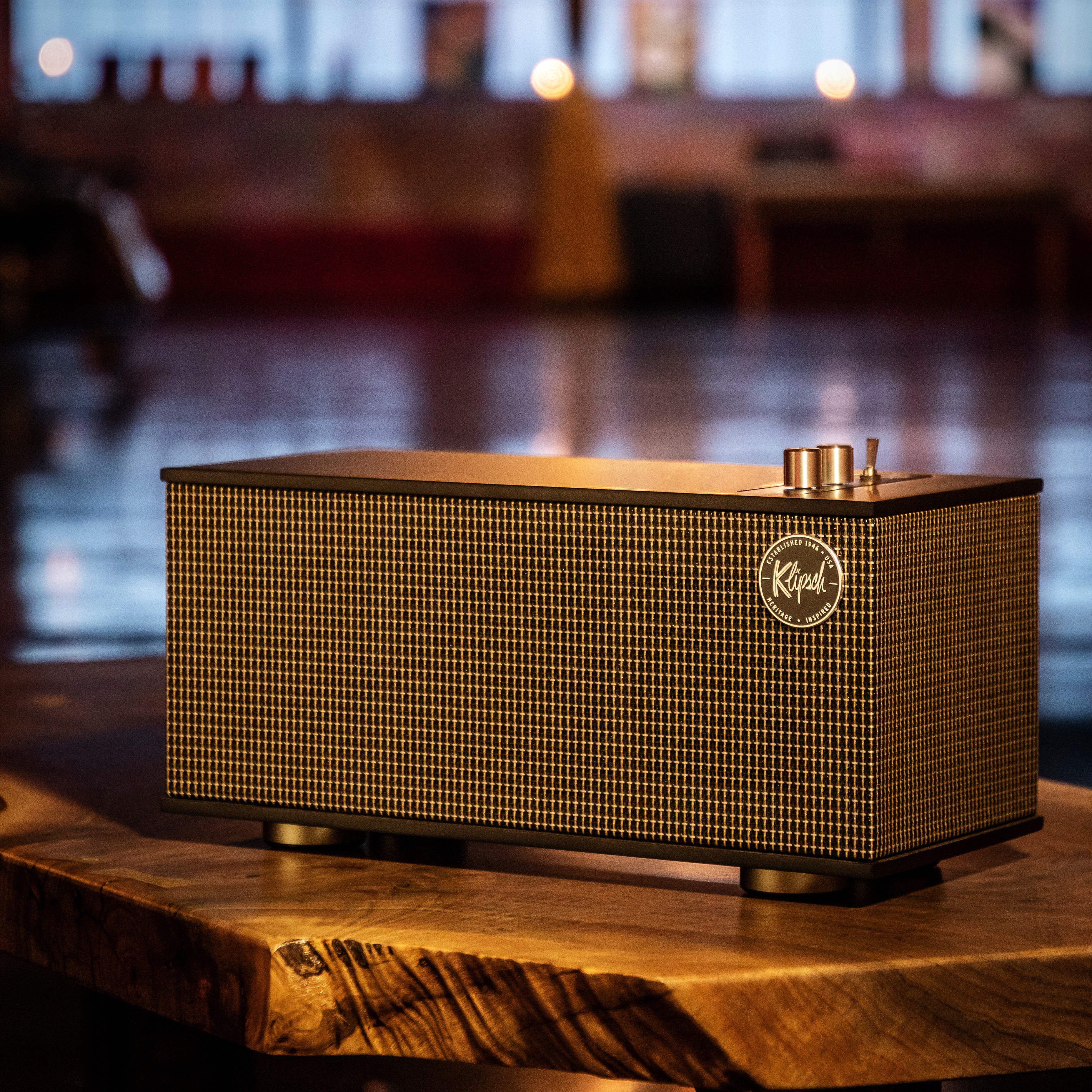 Klipsch The One II Bluetooth-Lautsprecher, matt schwarz