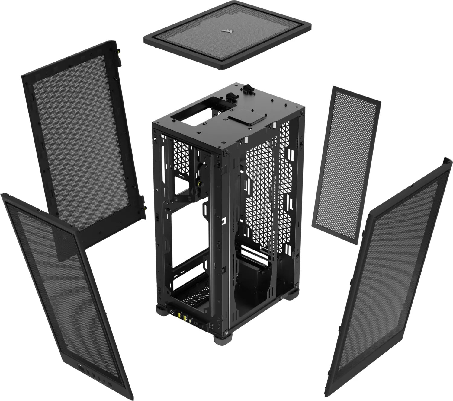 Corsair 2000D Airflow schwarz Mini Tower ITX Gaming Gehäuse