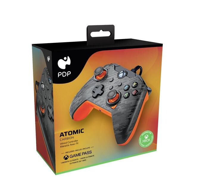 PDP Gaming Controller für Xbox Series X|S &amp; Xbox One Atomic Carbon